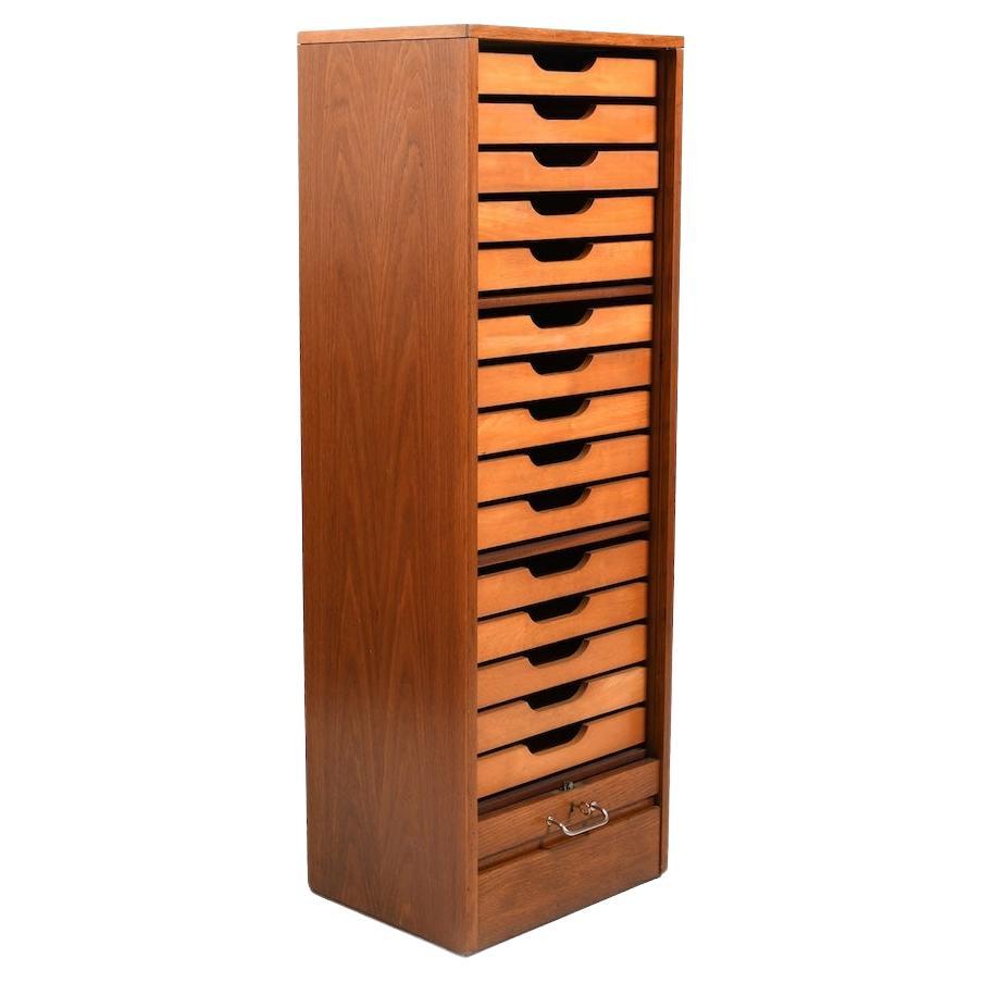 Classeur danois en Oak 1950 / 1960 en vente