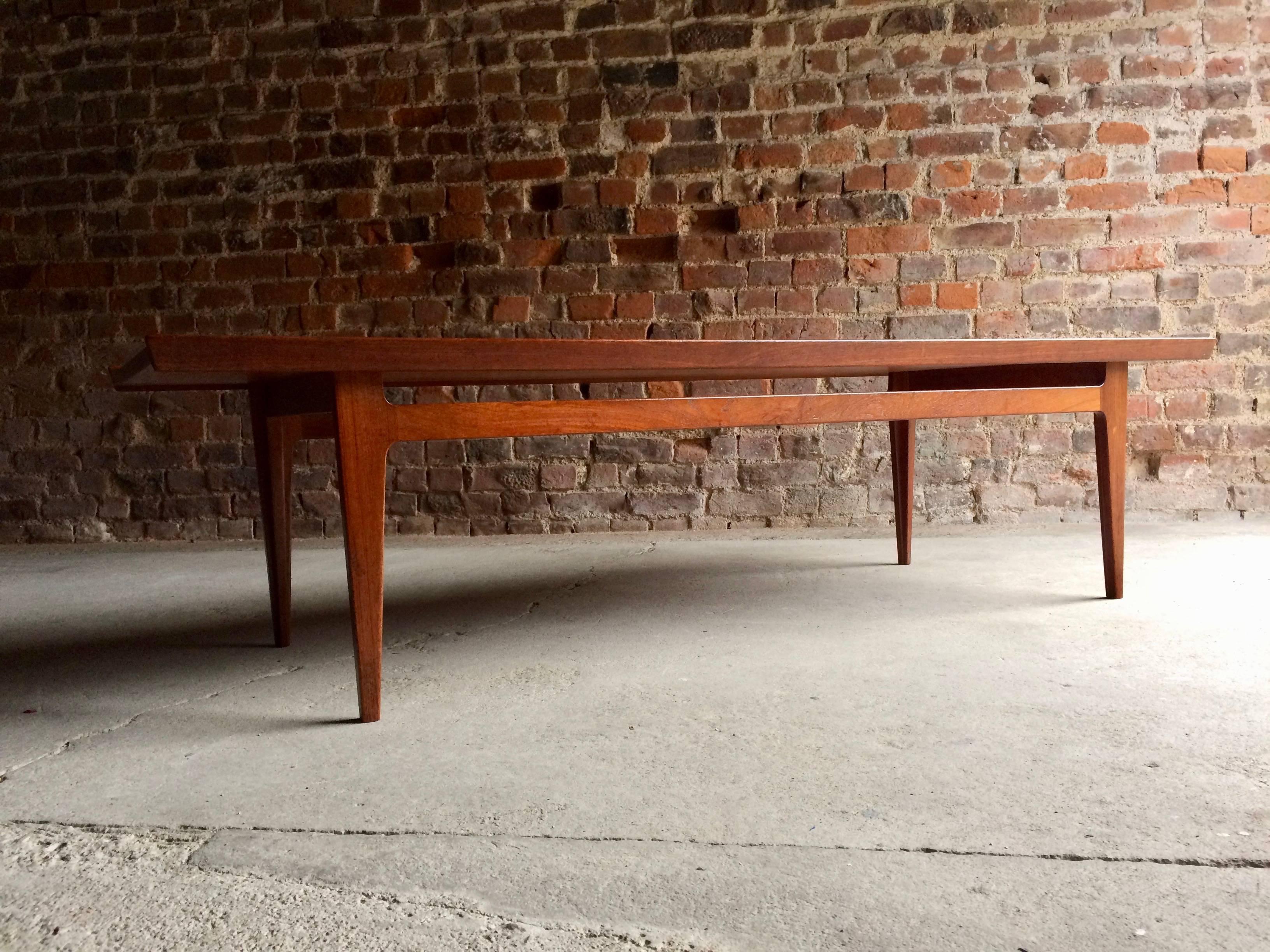 Mid-Century Modern Danish Finn Juhl Coffee Table Teak Lounge Table by France & Son Model 532