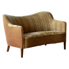 Dänisches Sofa im Finn-Juhl-Stil von Slagelse Mobelvaerk:: 1940er Jahre