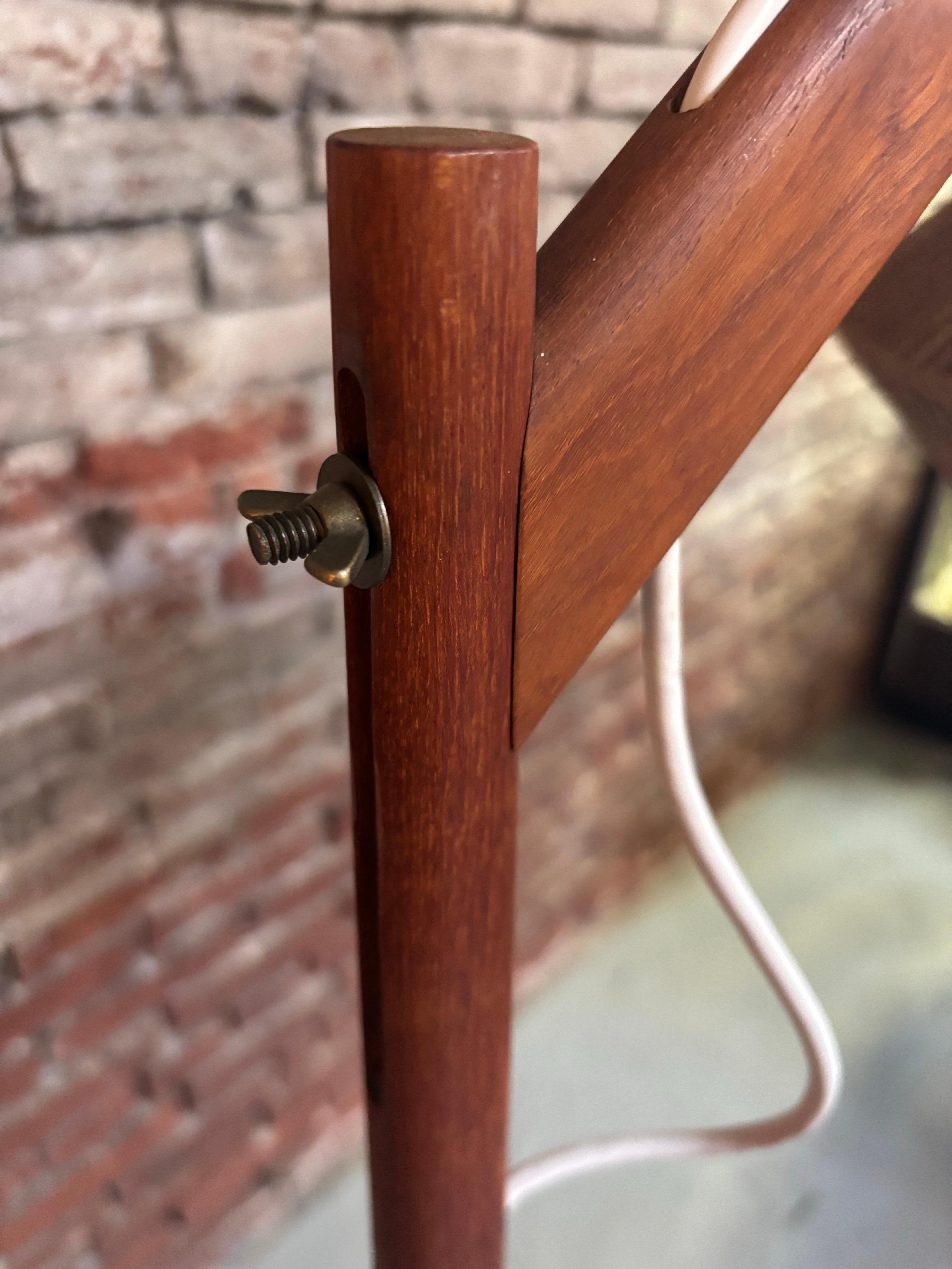 Danish Fishing Pole Lamp in the Style of Aage Holm Sorensen 1