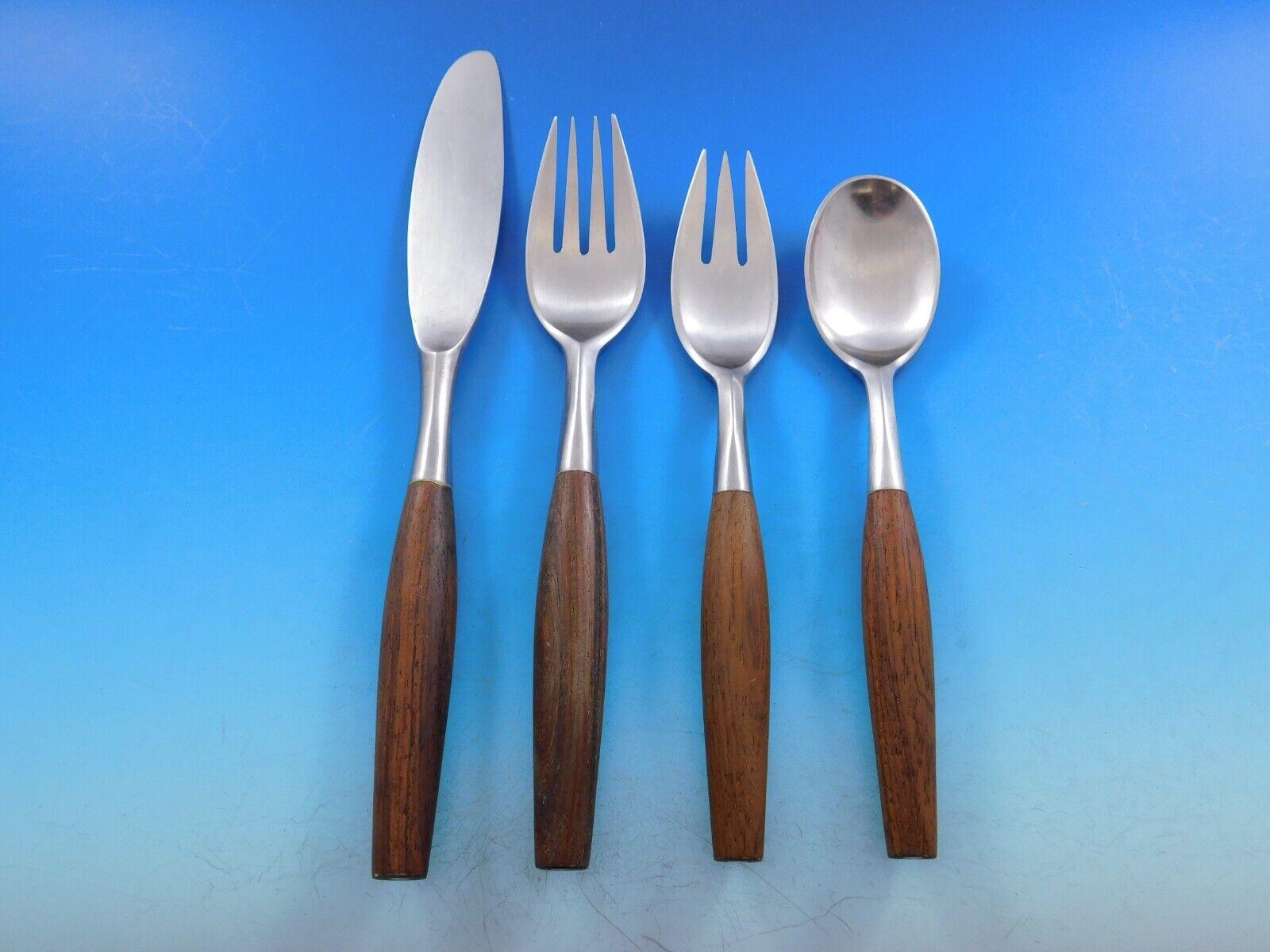 Asian Danish Fjord by Takashimaya Stainless Steel Flatware Set Service 52 pcs Estate