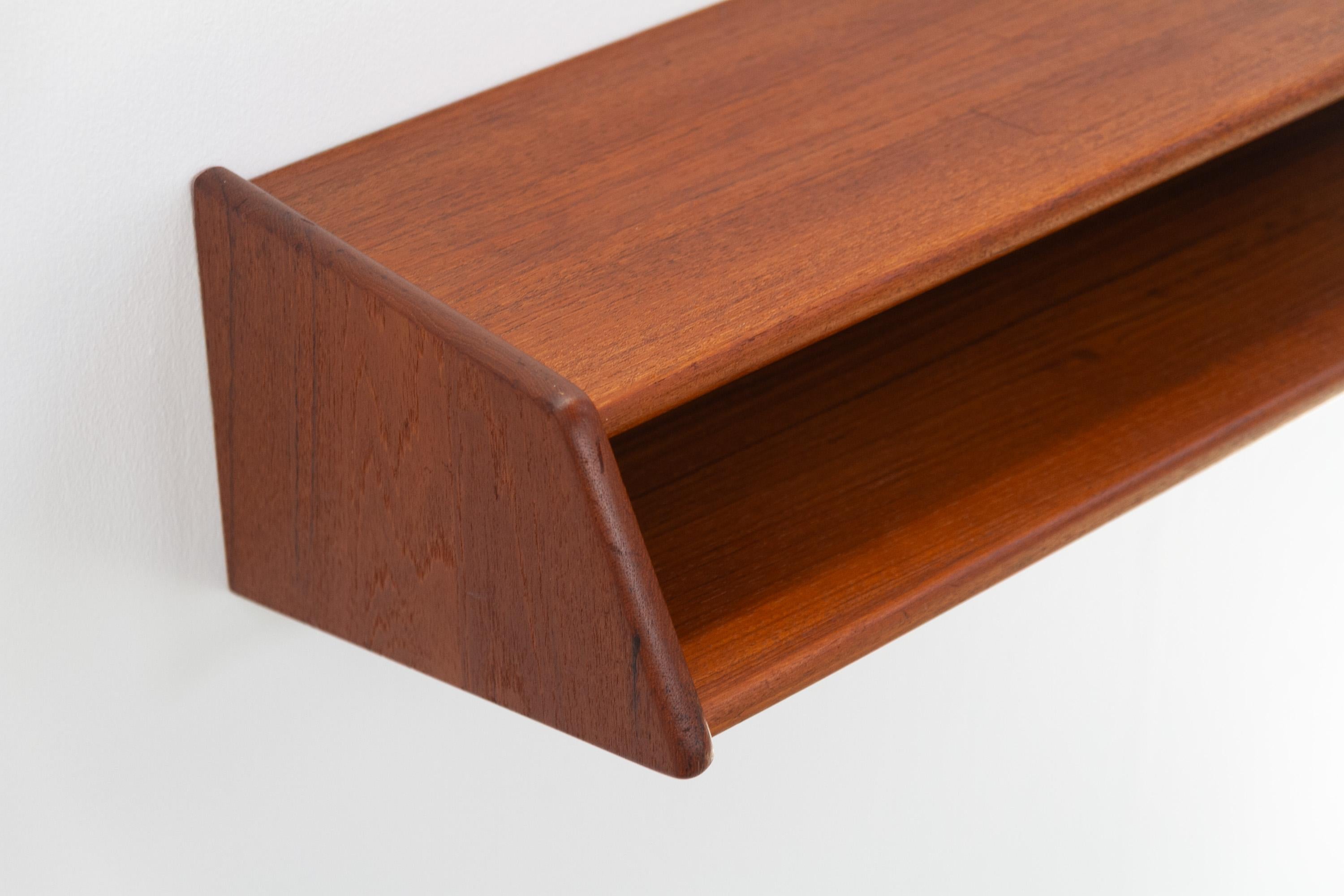 Scaffale galleggiante danese in teak di Kai Kristiansen per Aksel Kjersgaard, 1960. in vendita 6