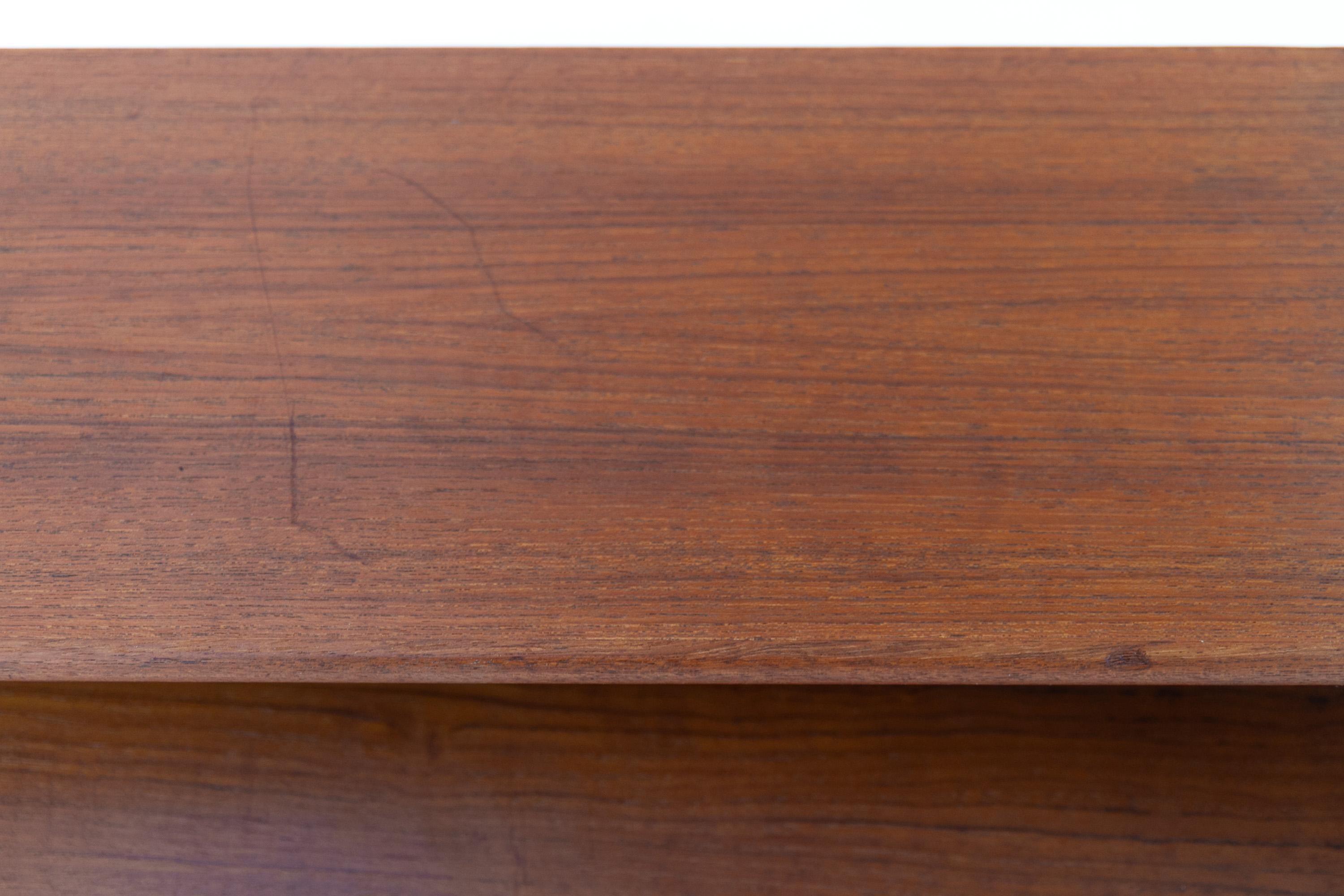 Scaffale galleggiante danese in teak di Kai Kristiansen per Aksel Kjersgaard, 1960. in vendita 2