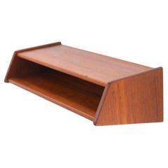 Danish Floating Teak Shelf by Kai Kristiansen for Aksel Kjersgaard, 1960s.