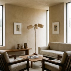 Dänische Stehlampe aus den 70er Jahren - Harmonie, Eleganz und Schlichtheit.