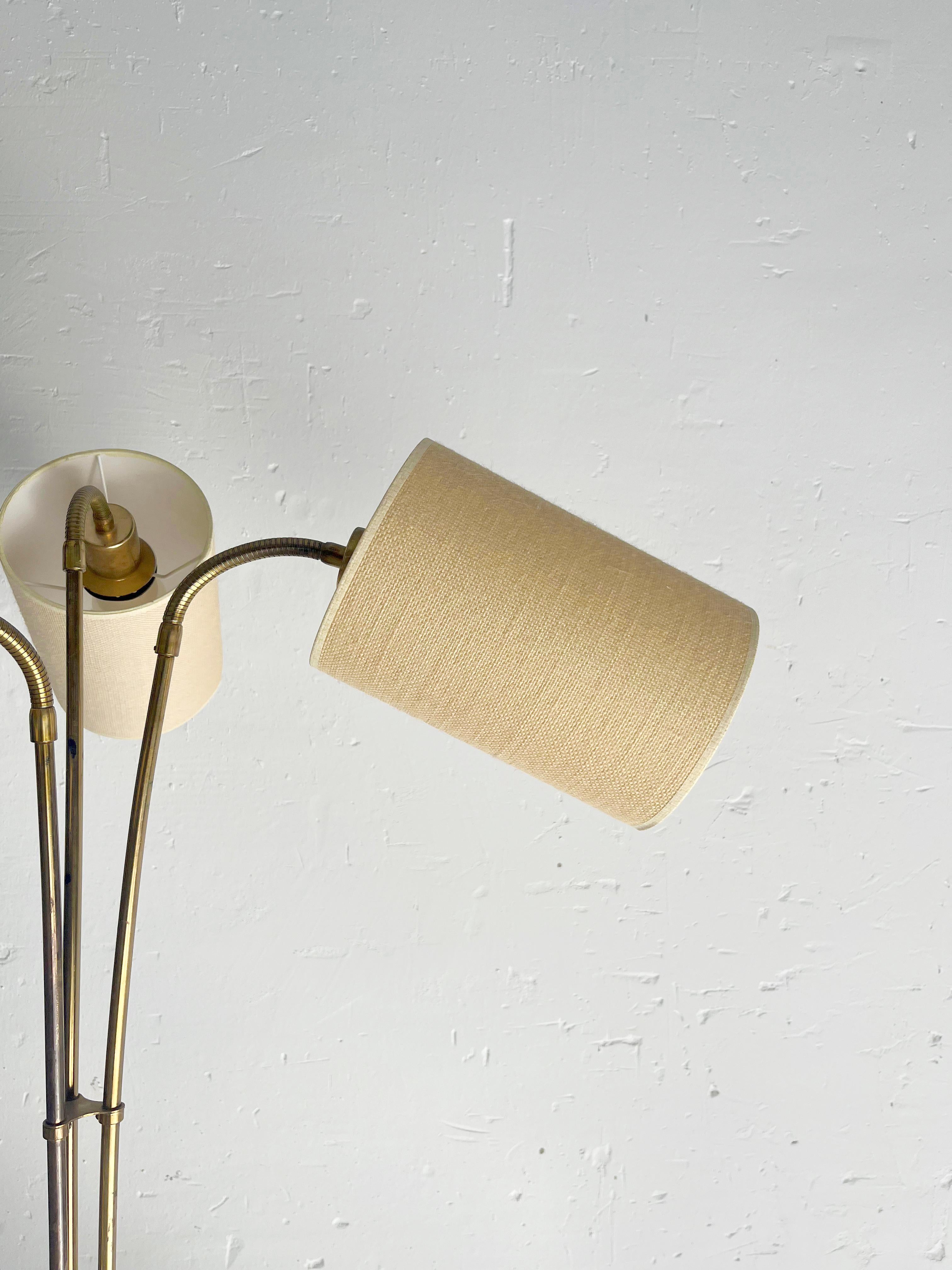 Wood Danish floor lamp from the 70s - harmony, elegance and simplicity. For Sale
