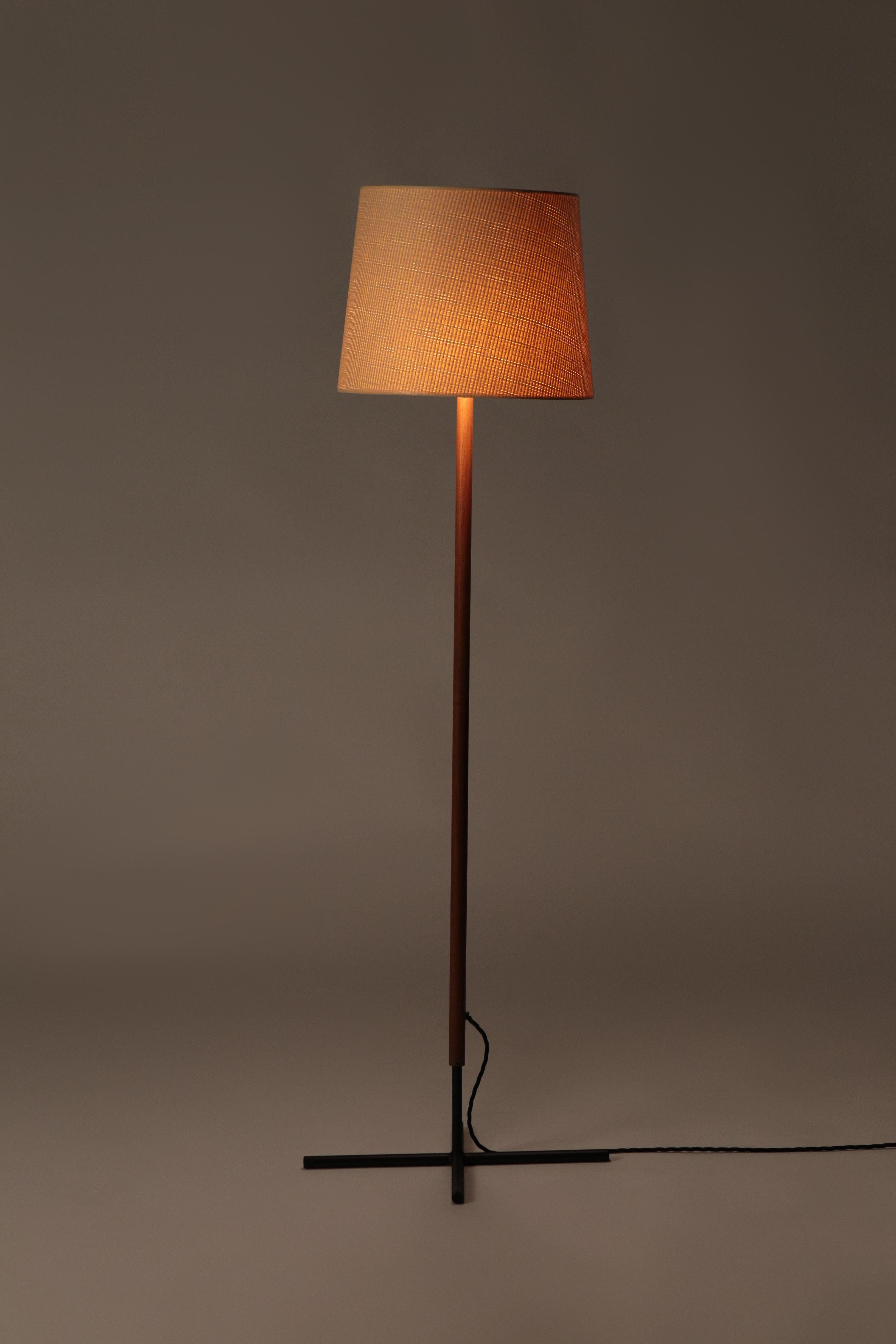Danish Floor Lamp Teak, 1950s 1