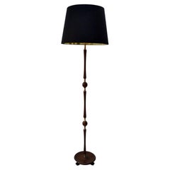 Danish Floor Lamp Teak and Brass
