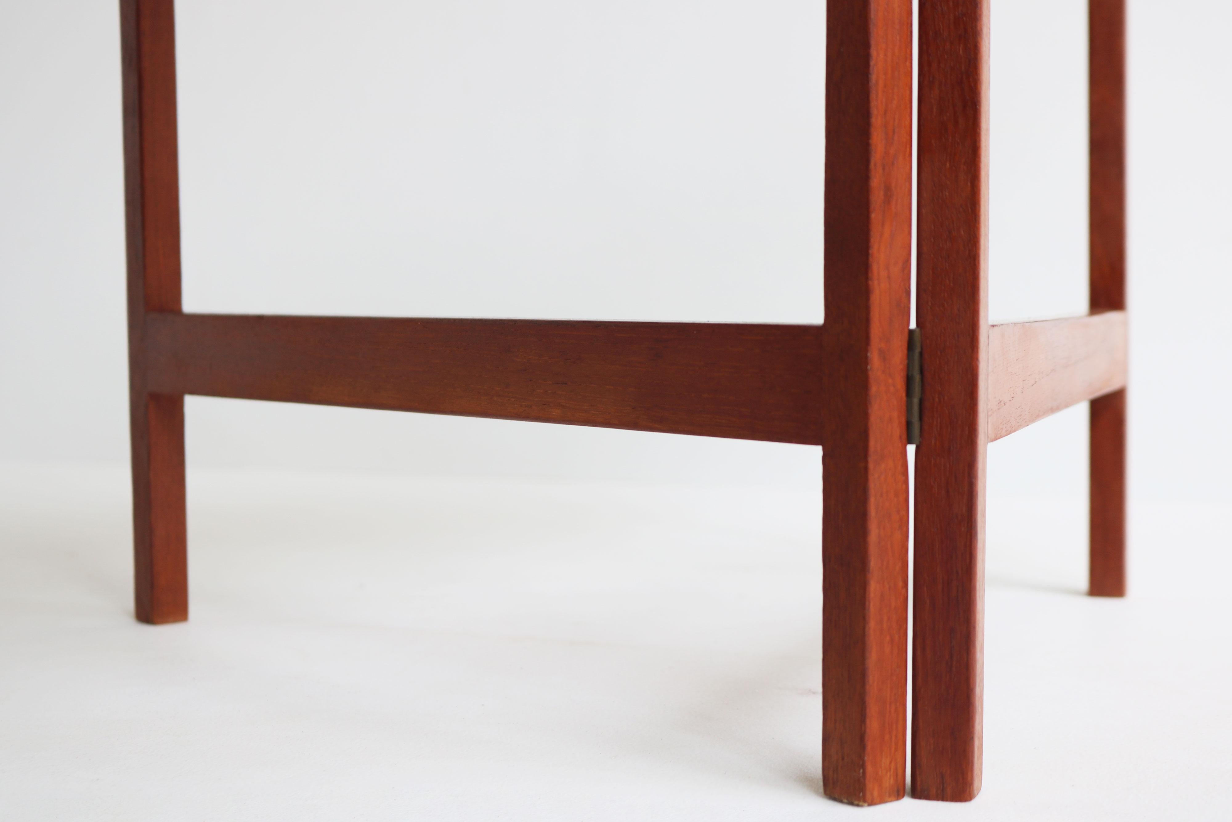 Danish Foldable Side Table in teak Designed by Illum Wikkelsø for CFC Silkeborg For Sale 1