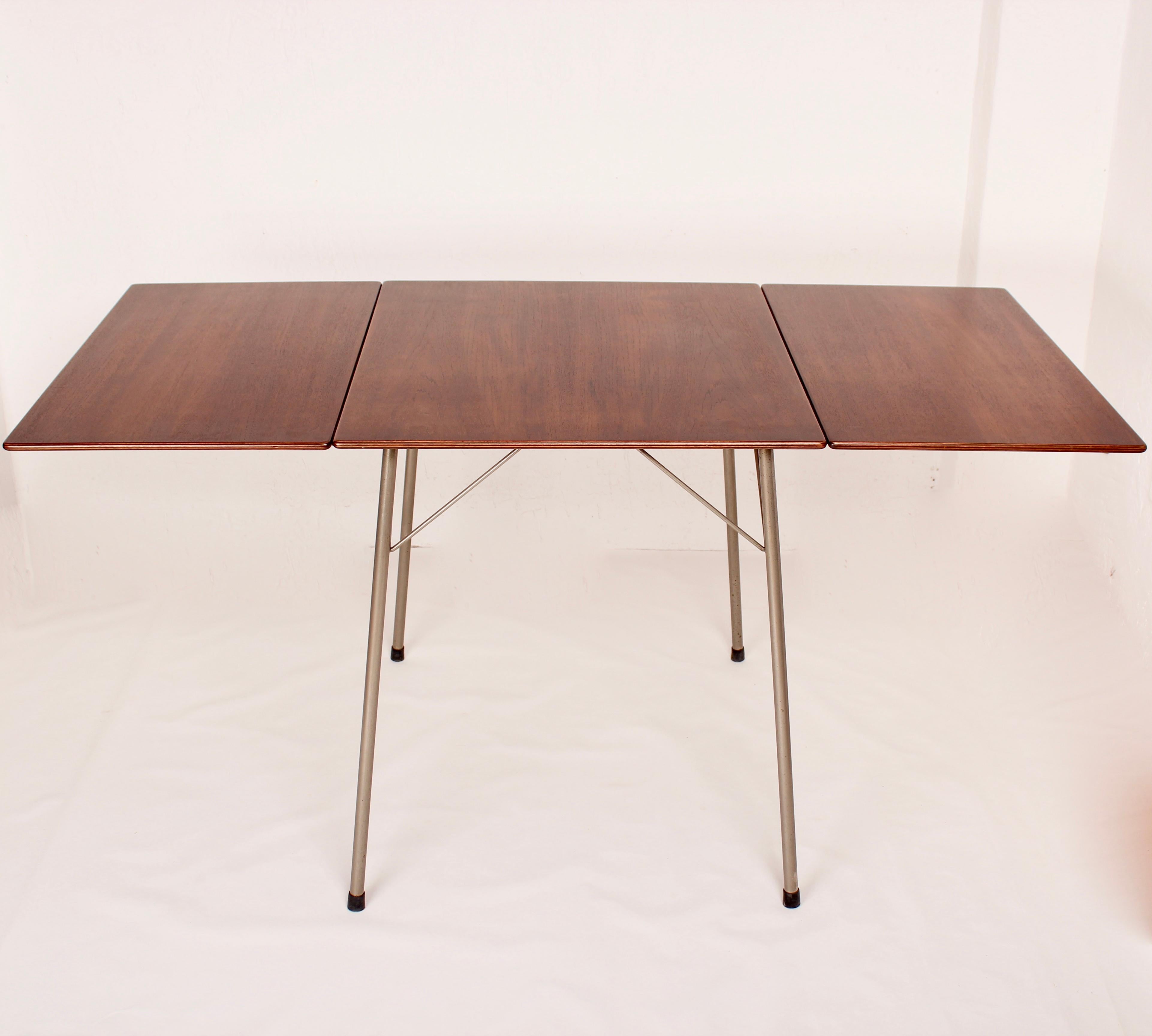 Danish Folding Dining Table by Arne Jacobsen for Fritz Hansen Model 3601, 1950s 1