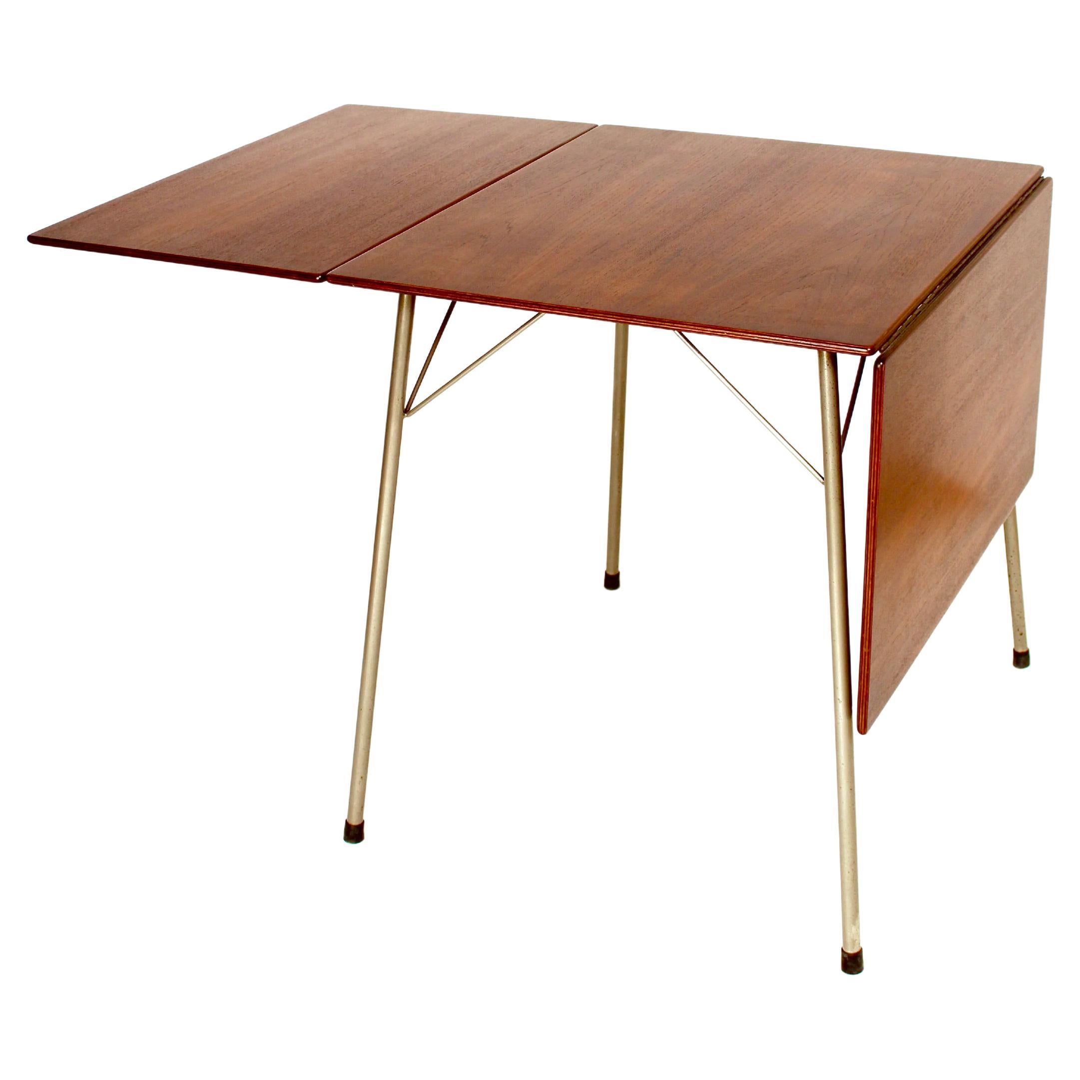 Danish Folding Dining Table by Arne Jacobsen for Fritz Hansen Model 3601,  1950s For Sale at 1stDibs