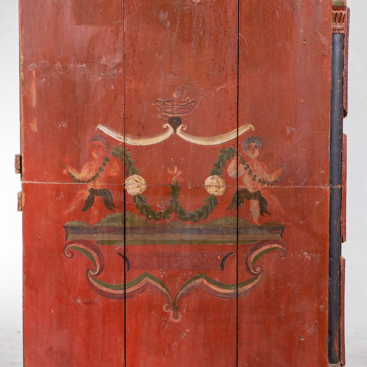 Commode d'art populaire danois avec peinture originale de Niels P. Dyhr en vente 4