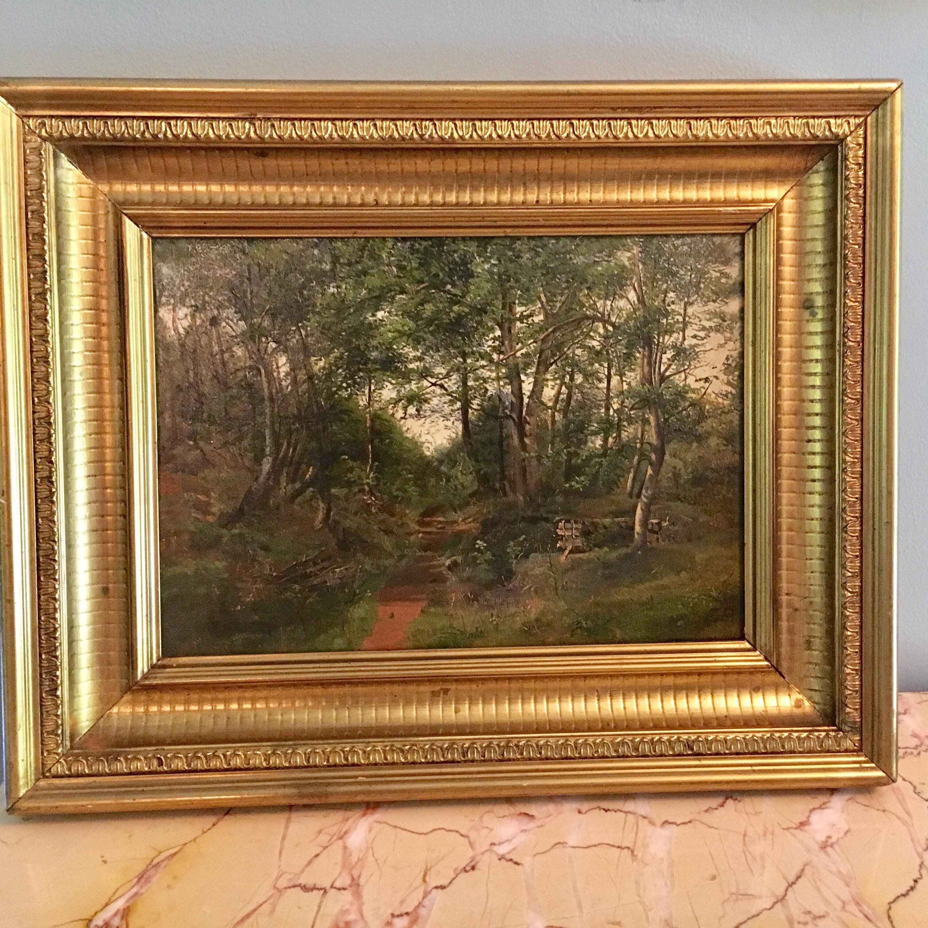 Danish Forest Scene In Good Condition In Garrison, NY