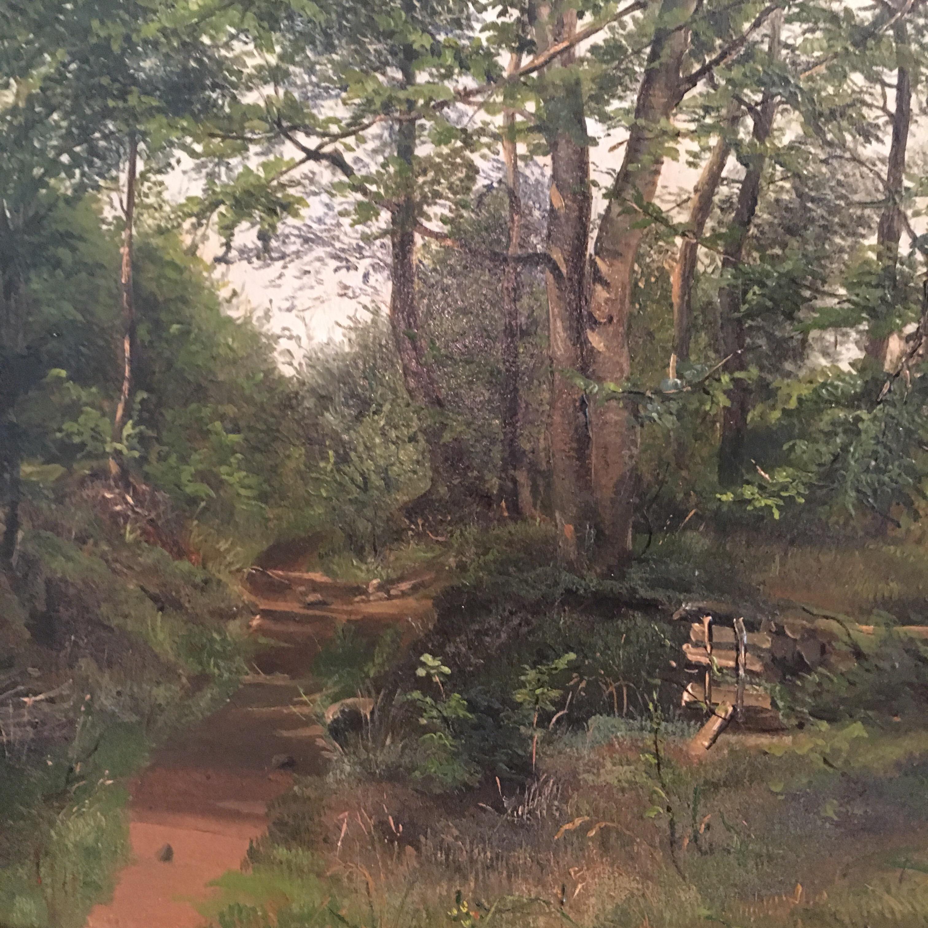 19th Century Danish Forest Scene