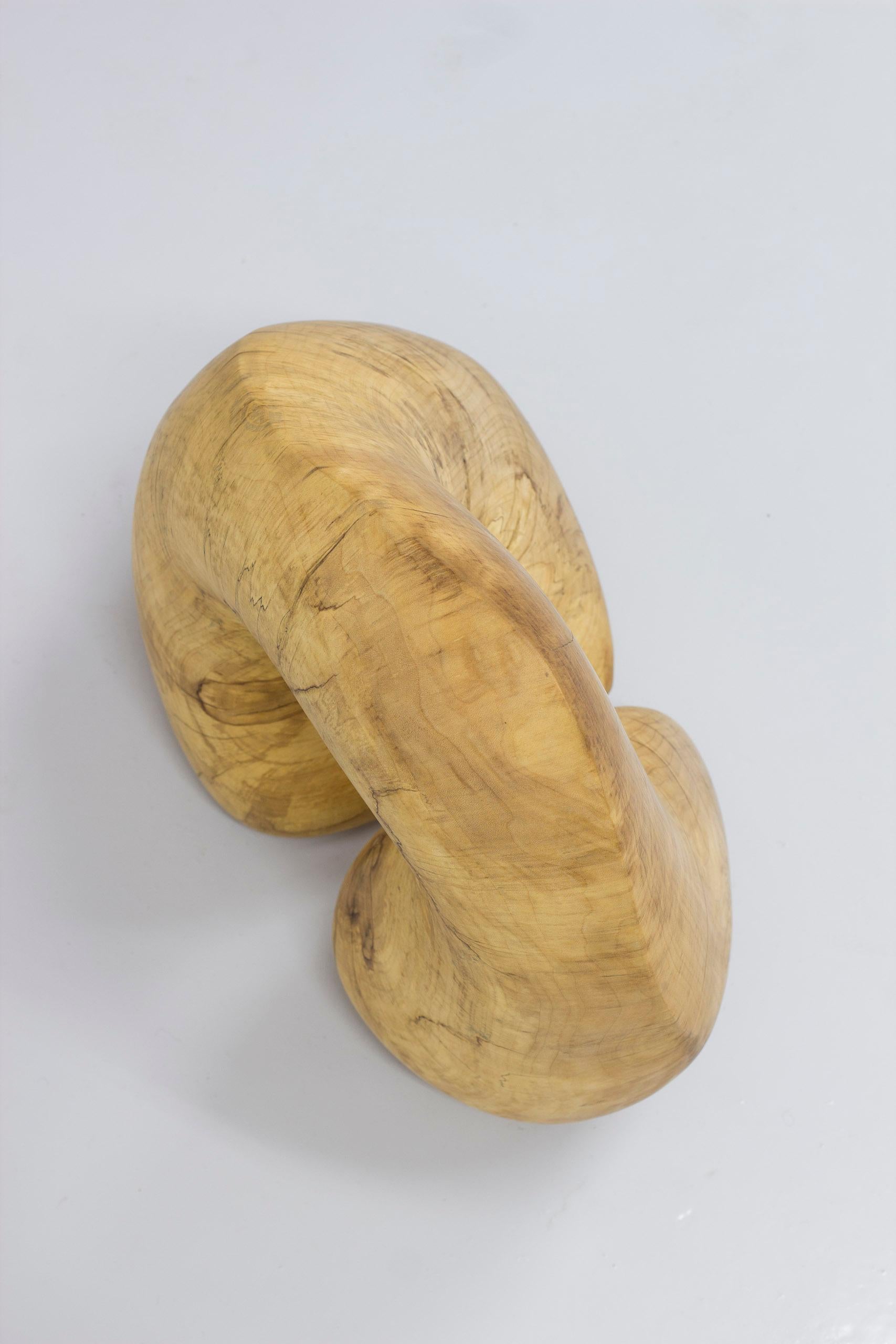 Danish free form sculpture in maple, Denmark, 1950-60s, Organic For Sale 4