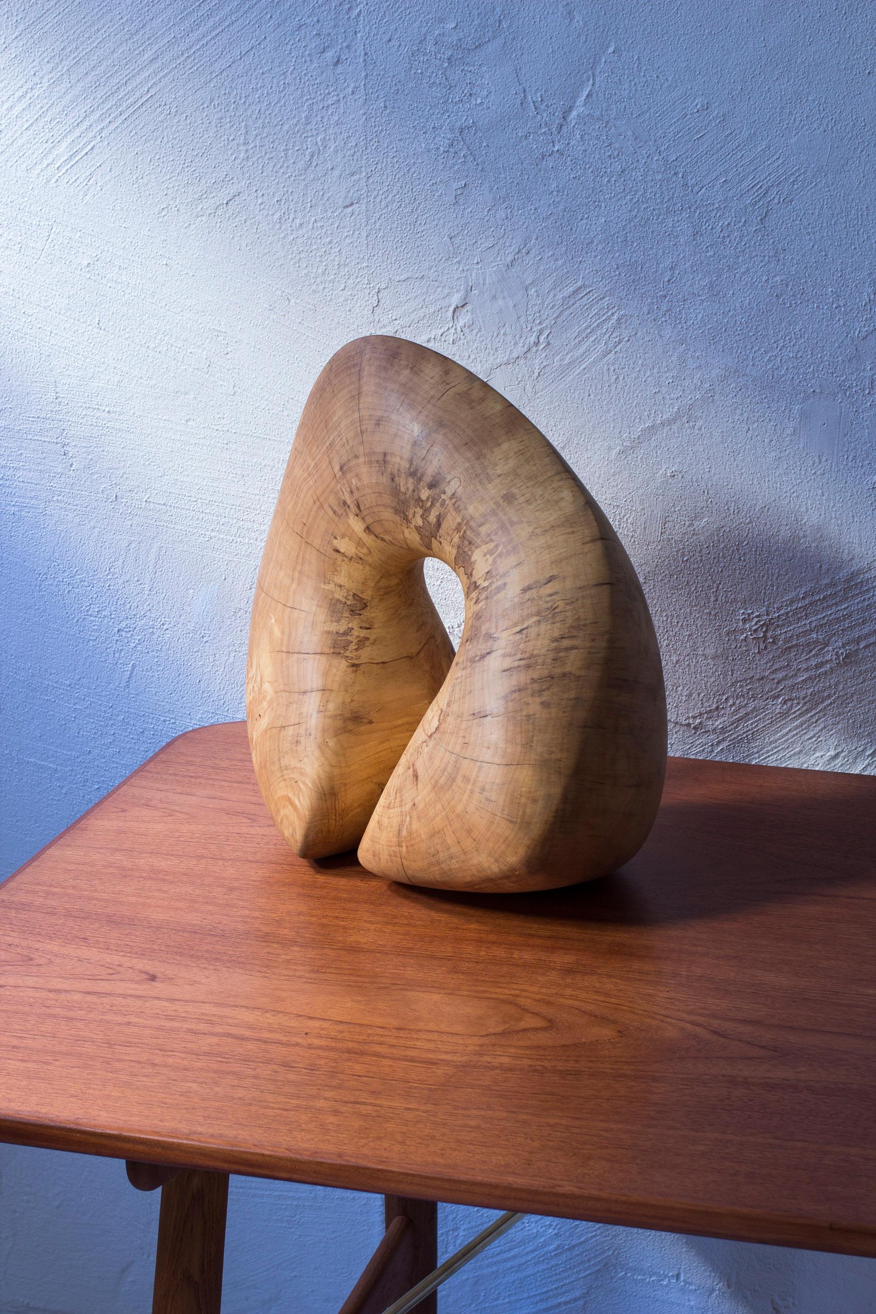 Danish free form sculpture in maple, Denmark, 1950-60s, Organic For Sale 1