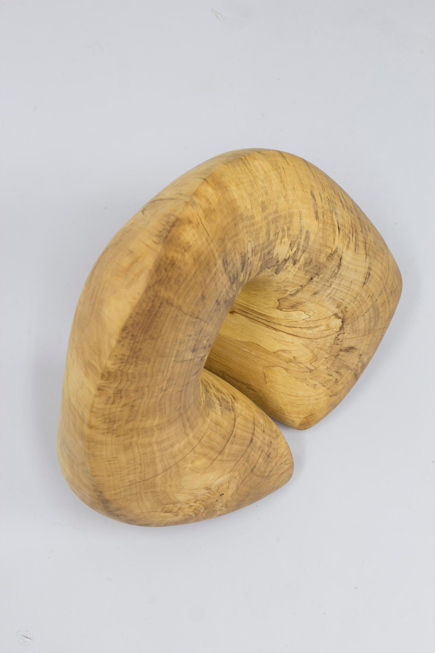Sculpture danoise de forme libre en érable, Danemark, années 1950-60, Organic en vente 2