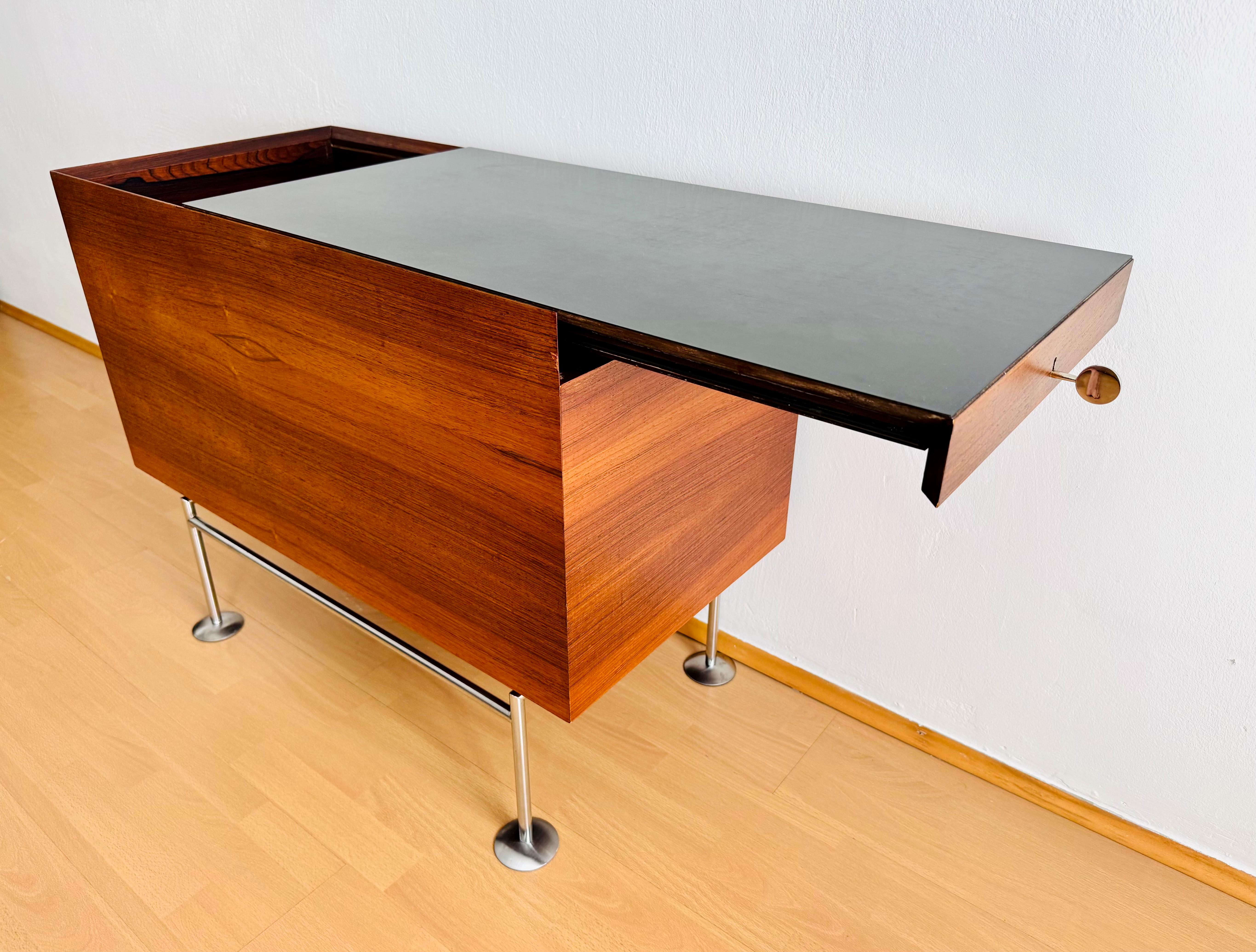Danish Freestanding Bar Cabinet by Poul Nørreklit For Sale 1
