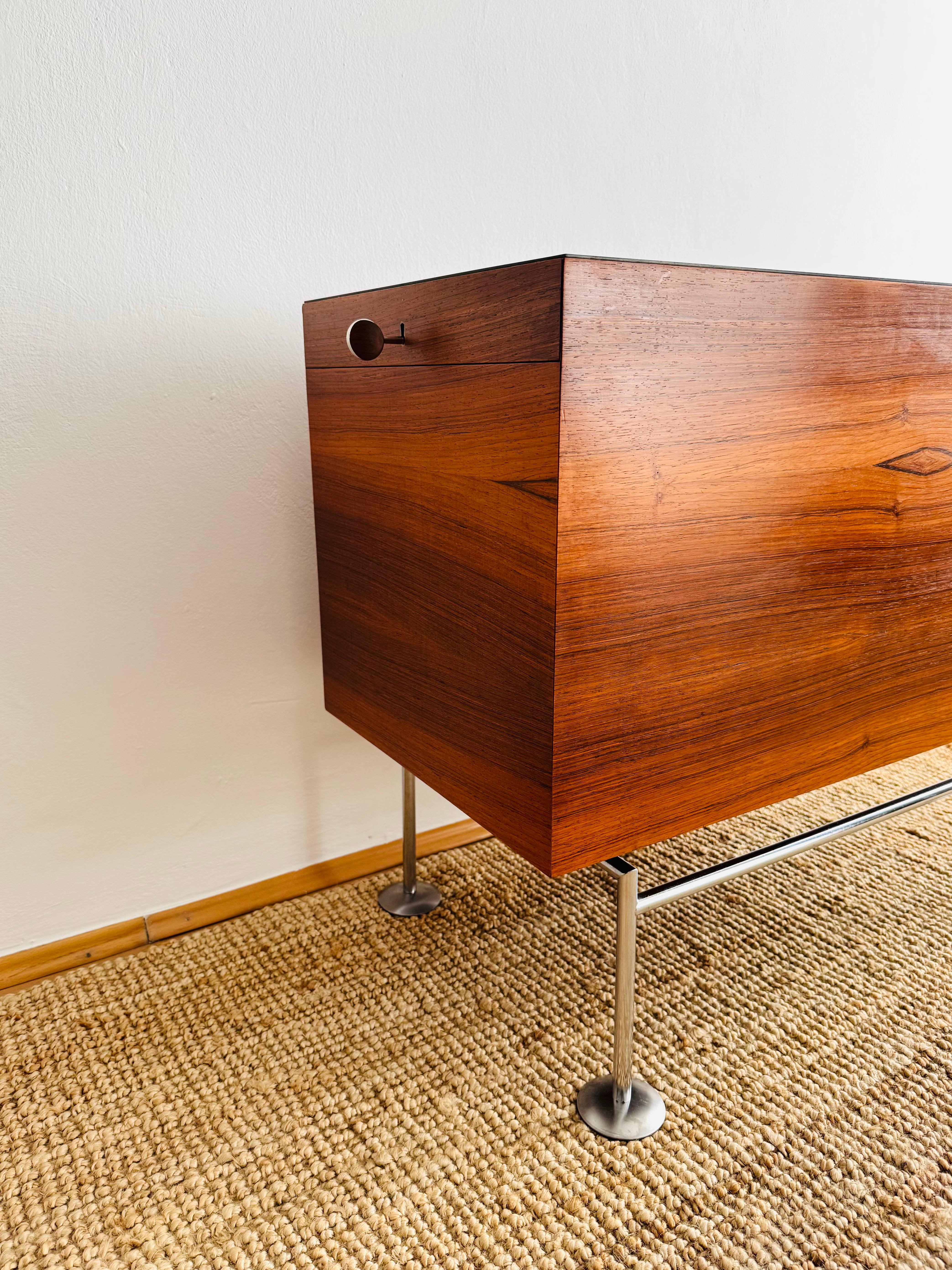 Danish Freestanding Bar Cabinet by Poul Nørreklit For Sale 3