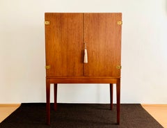Danish Freestanding Teak Bar Cabinet or Highboard