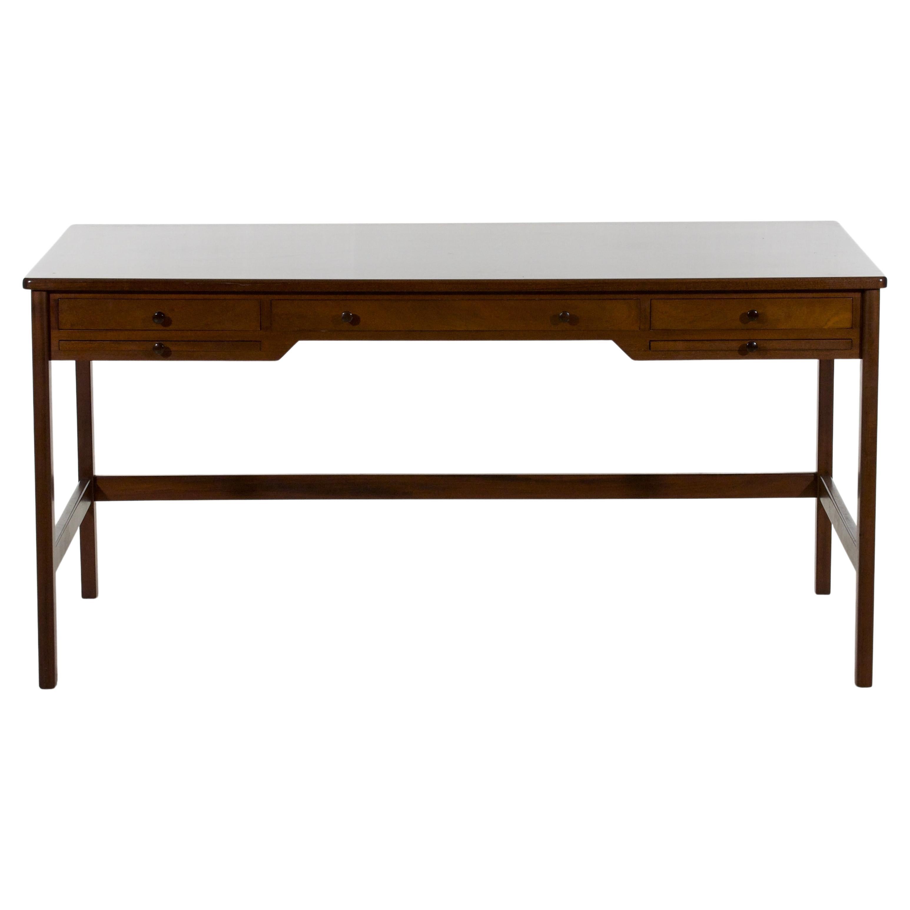 Danish Freestanding Writing Desk, 1960s For Sale