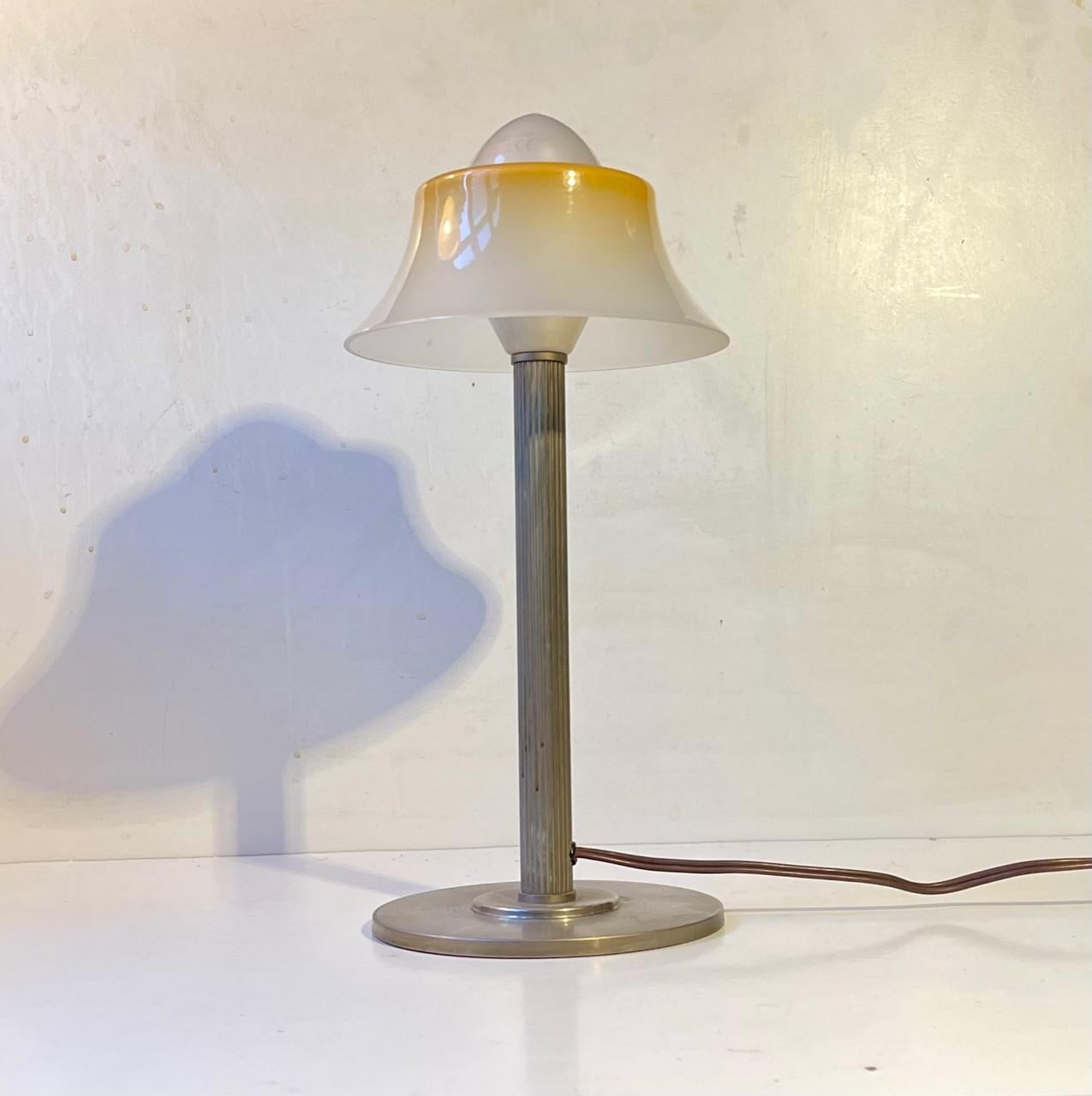 Art Deco Danish Functionalist Table Lamp from Fog & Mørup, 1930s For Sale