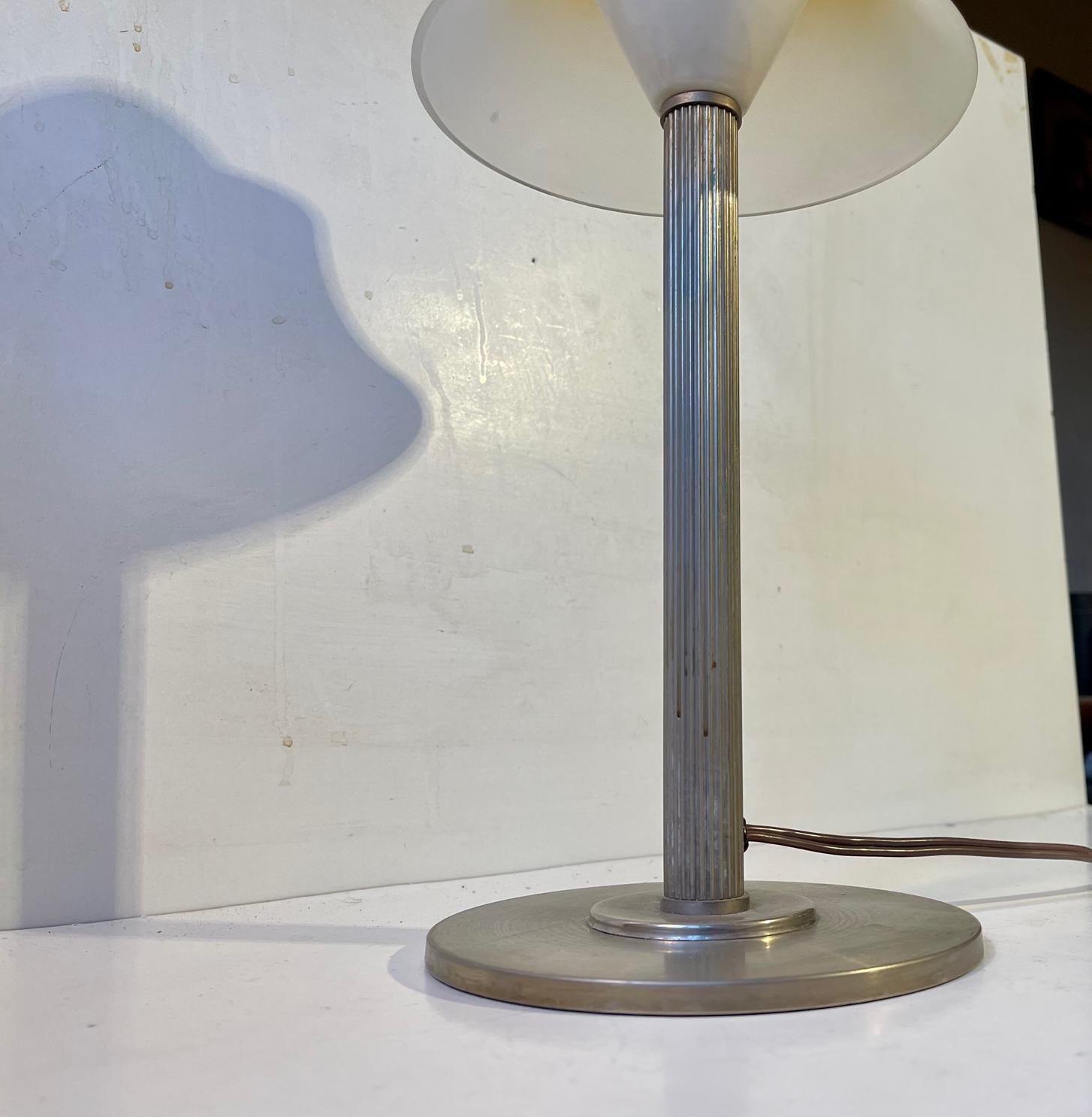 Danish Functionalist Table Lamp from Fog & Mørup, 1930s For Sale 1