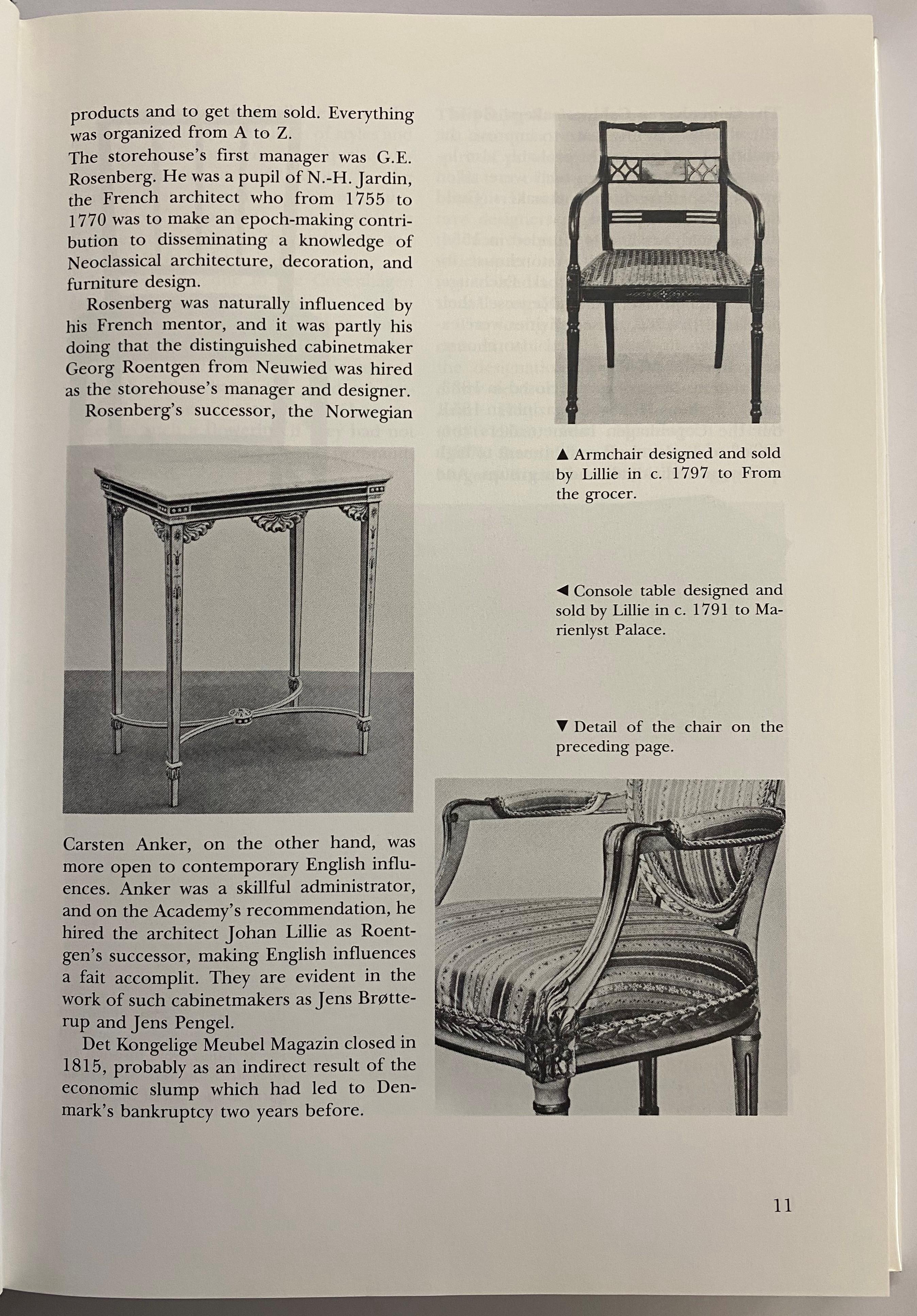 Highly important, Frederik Sieck's work on Danish furniture design is considered a classic and authoritative work. It gives a short illustrated review of developments that began with Kaare Klint's pioneering contribution. The description of the work