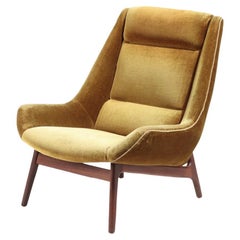 Vintage Danish Furniture Design : Velour Easy Chair