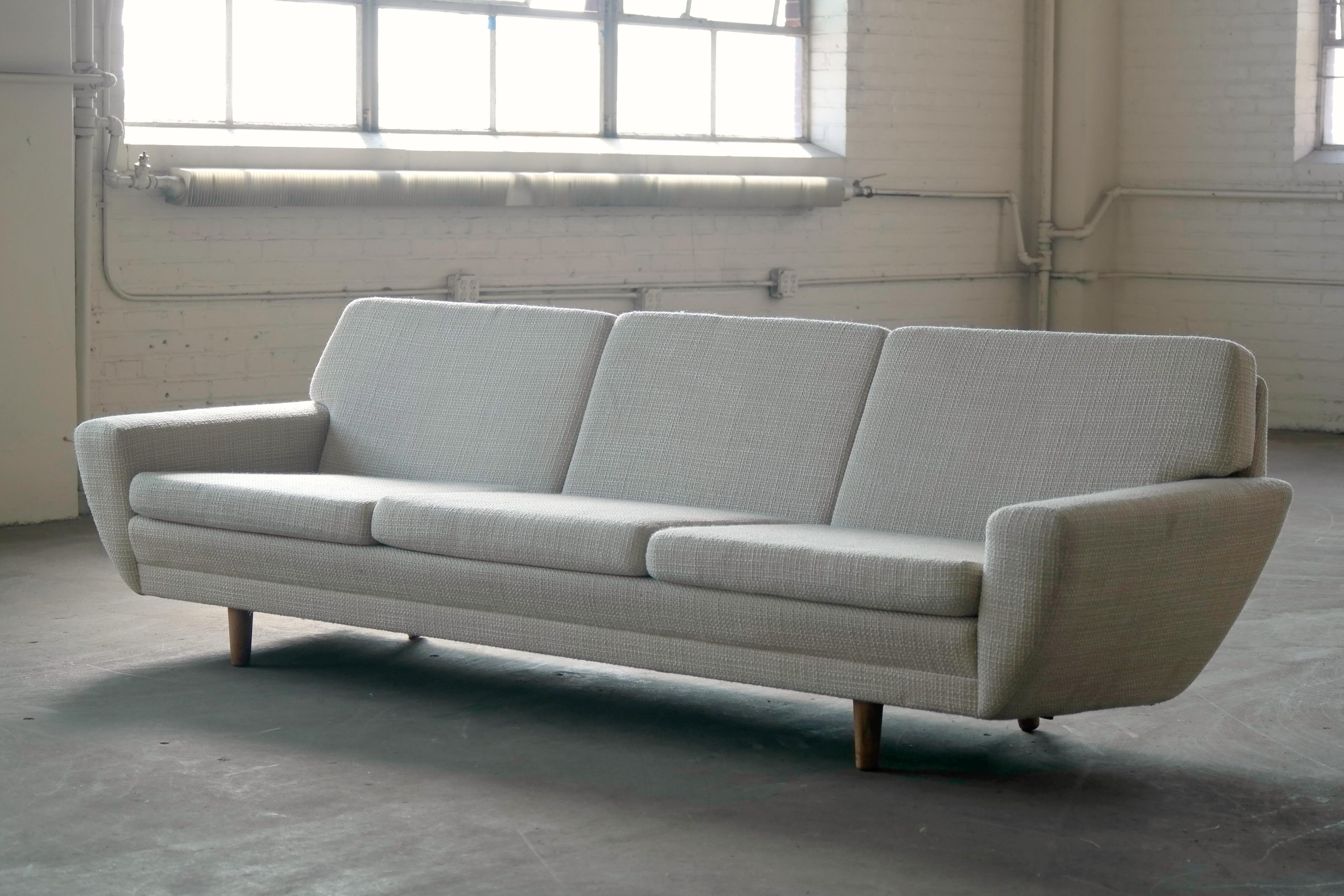 Danish Georg Thams Designed Four Seat Sofa Model 79 for Domus Danica 1968 4