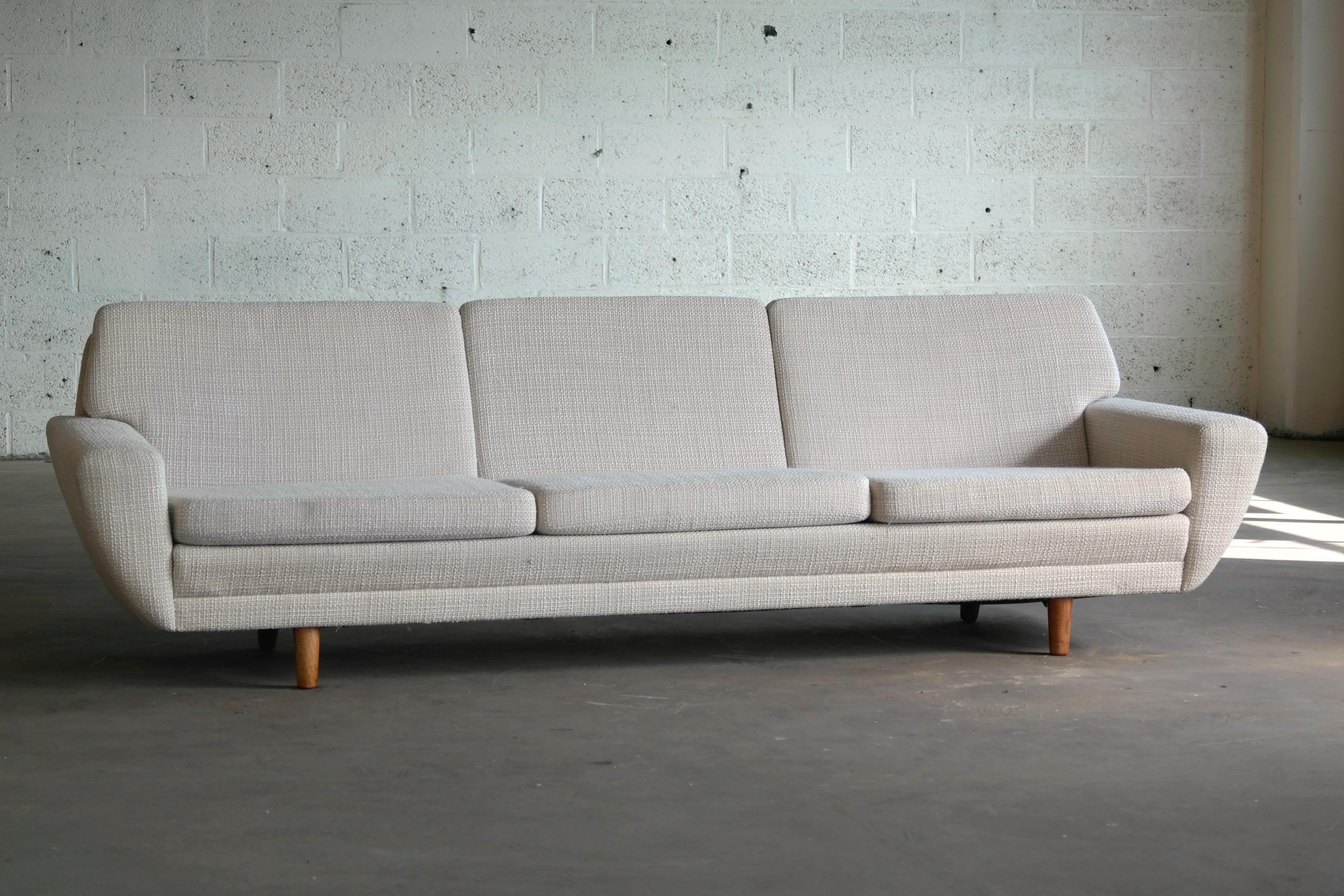 Mid-Century Modern Danish Georg Thams Designed Four Seat Sofa Model 79 for Domus Danica 1968