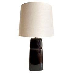 Danish Gerd Hiort Petersen Modernist Ceramic Table Lamp, 1960s