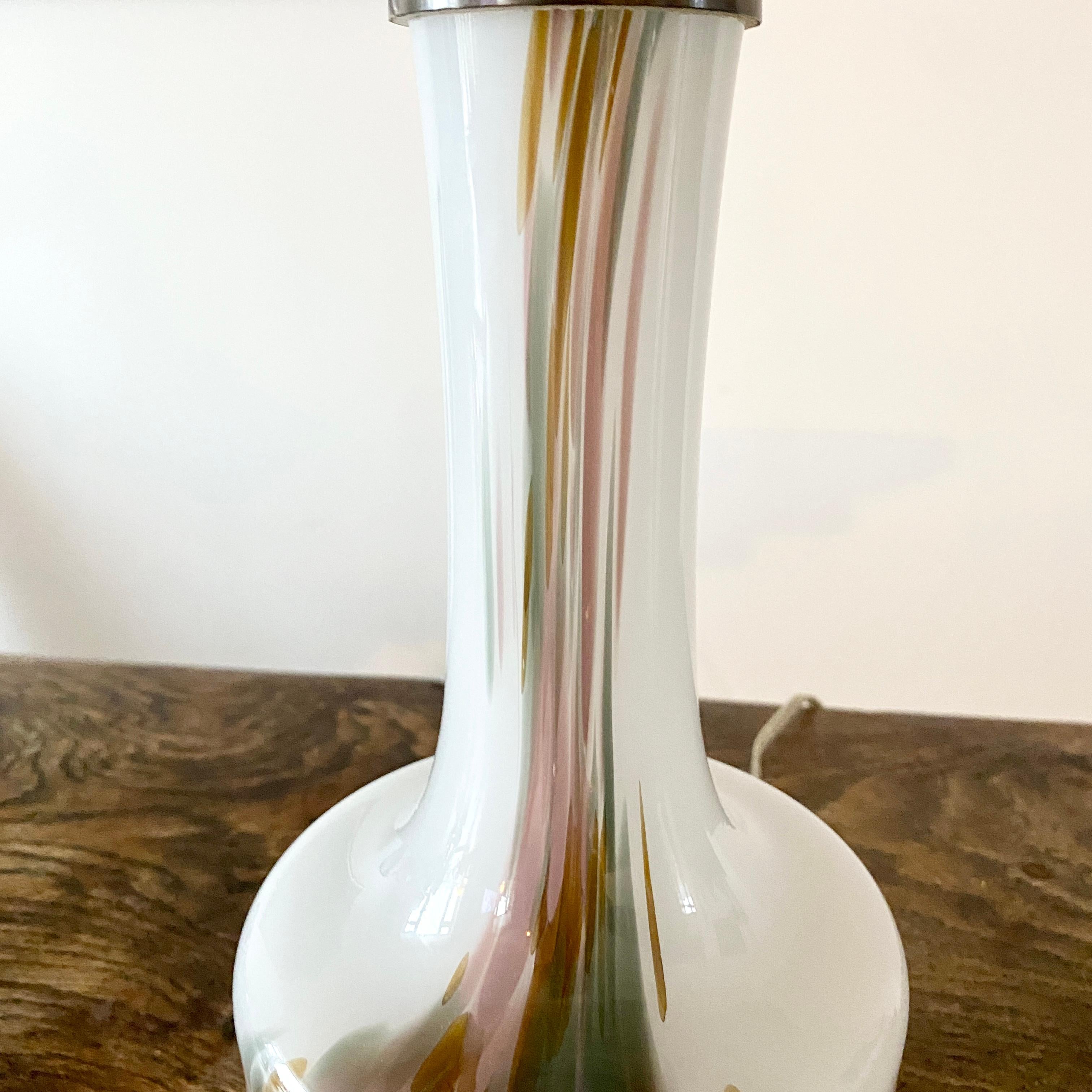 Danish Glass Cascade Table Lamp for Holmegaard by Per Lütken For Sale 5