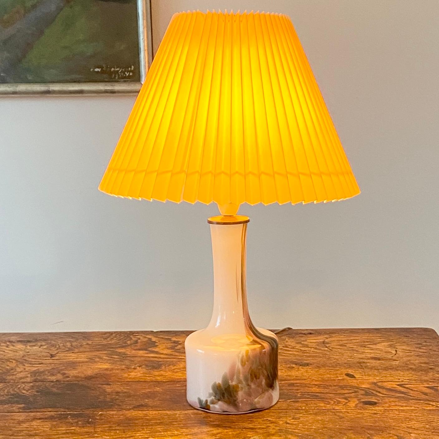 Hand-Crafted Danish Glass Cascade Table Lamp for Holmegaard by Per Lütken For Sale