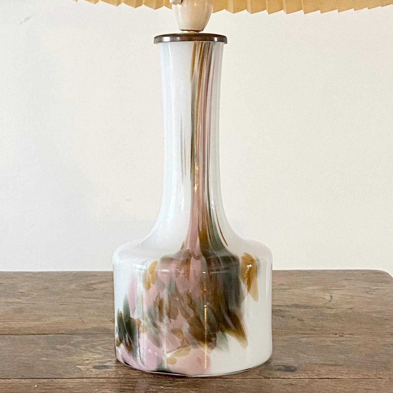 20th Century Danish Glass Cascade Table Lamp for Holmegaard by Per Lütken For Sale