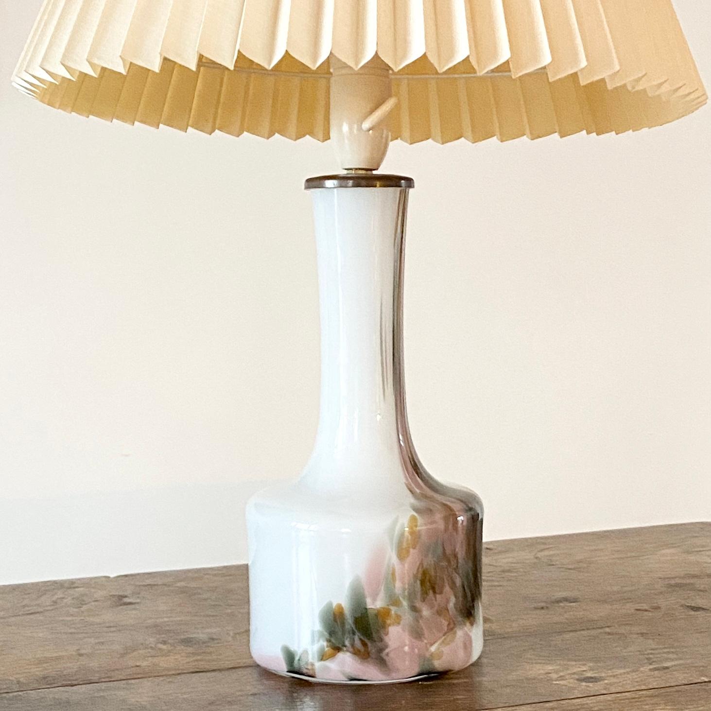 Danish Glass Cascade Table Lamp for Holmegaard by Per Lütken For Sale 2