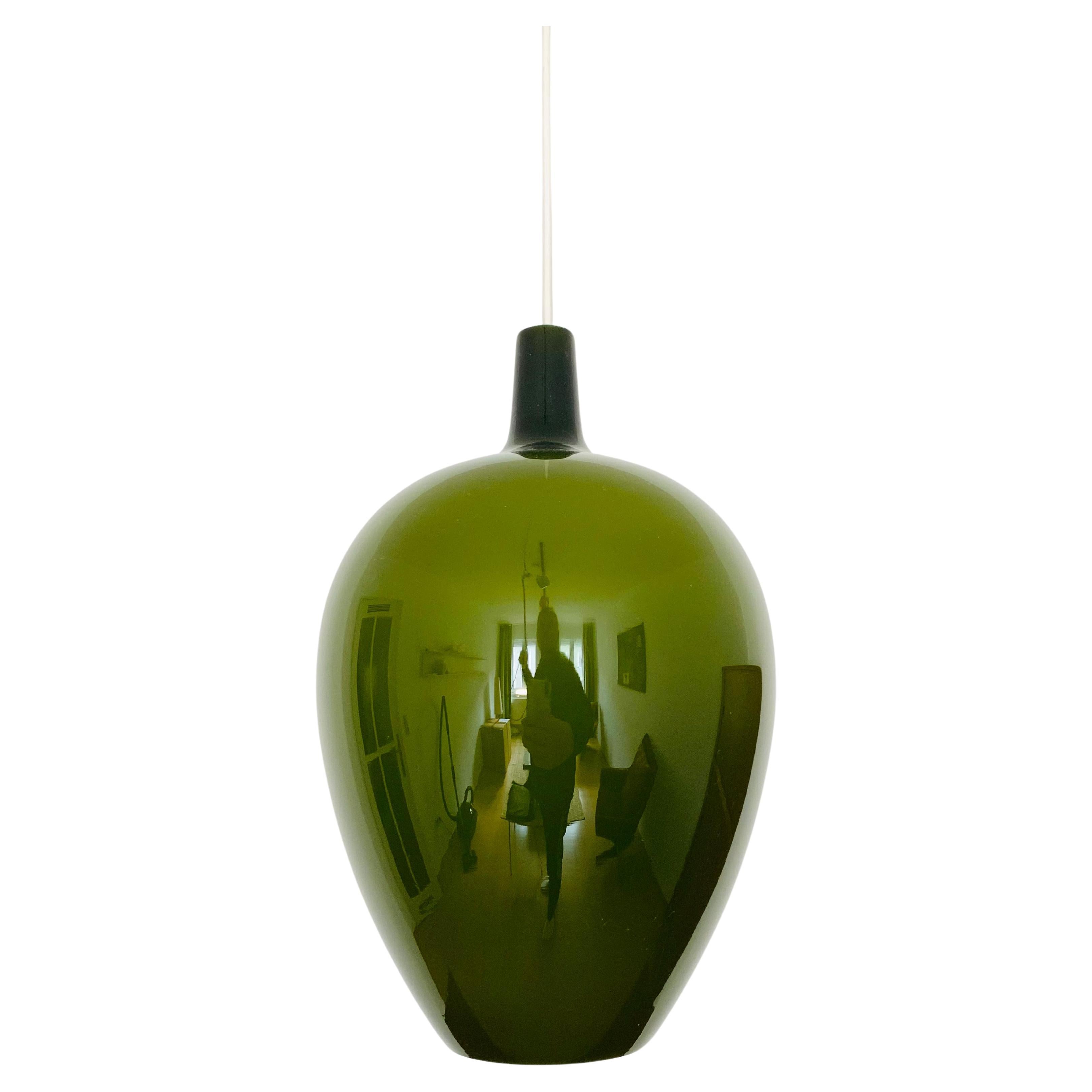 Danish Glass Pendant Lamp by Jo Hammerborg for Fog and Morup For Sale