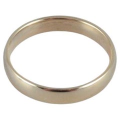 Danish goldsmith. 14-karat gold alliance ring.
