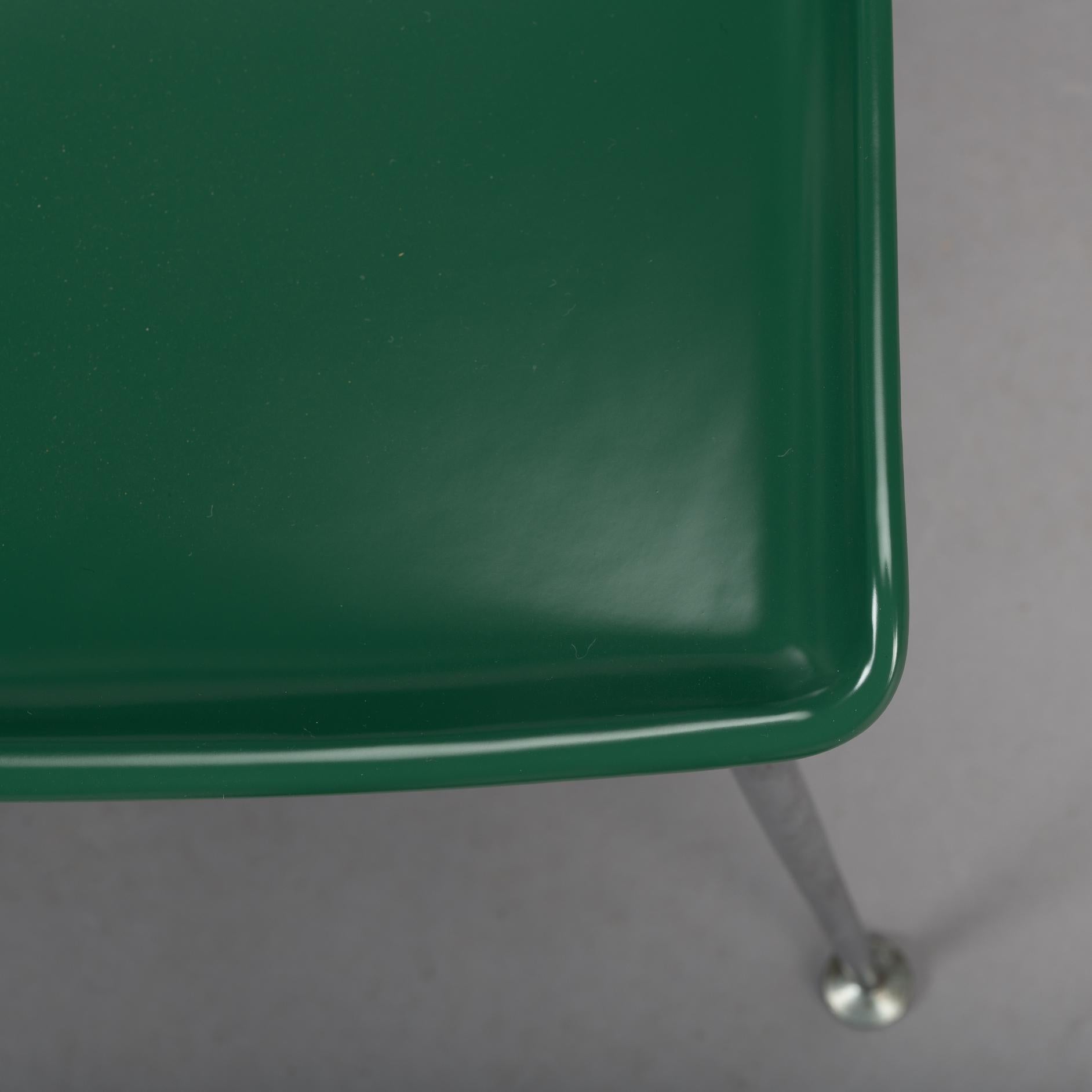 Danish Green dining chairs by Kai Korbing for Fibrex Denmark, Set of 2 9