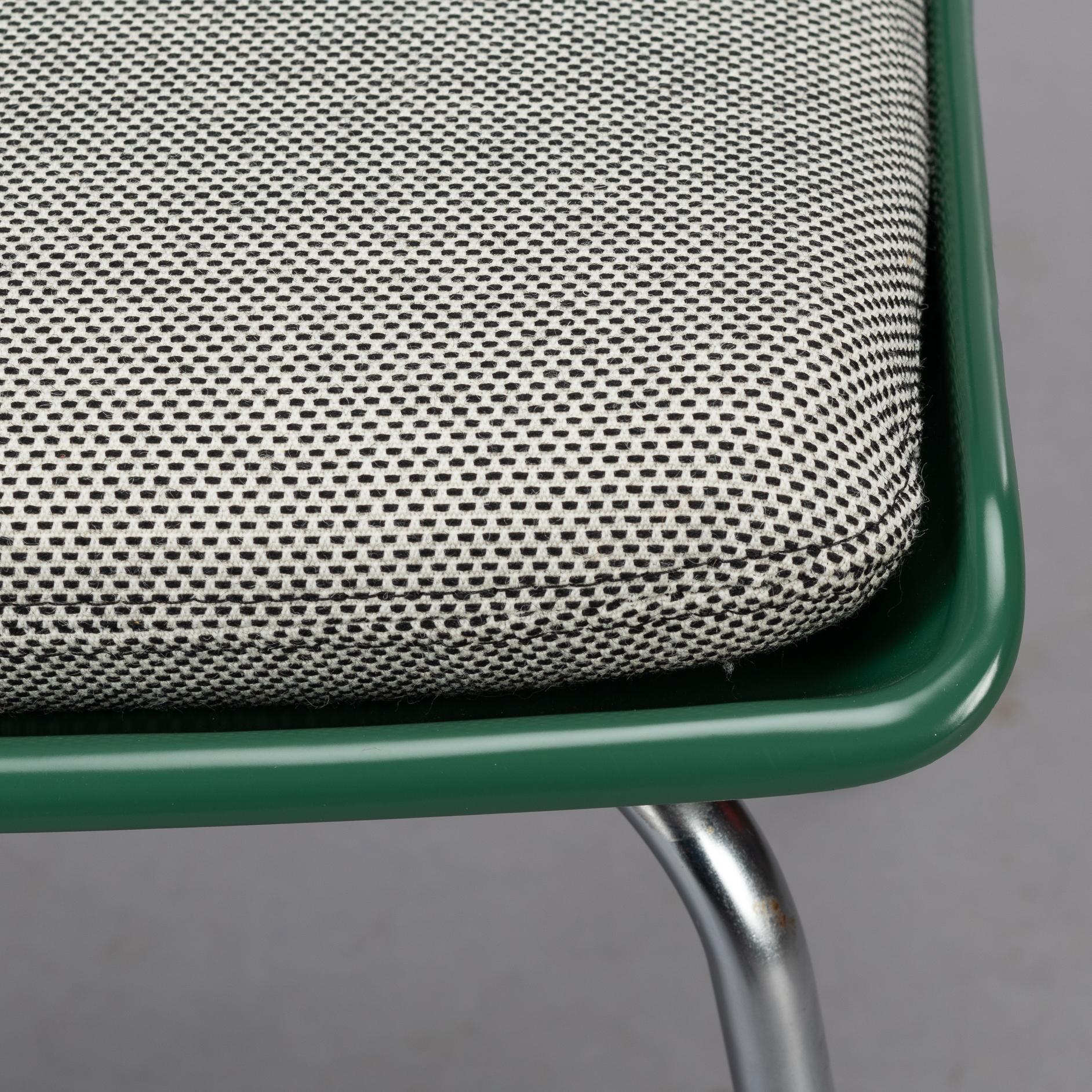 Danish Green dining chairs by Kai Korbing for Fibrex Denmark, Set of 2 For Sale 2