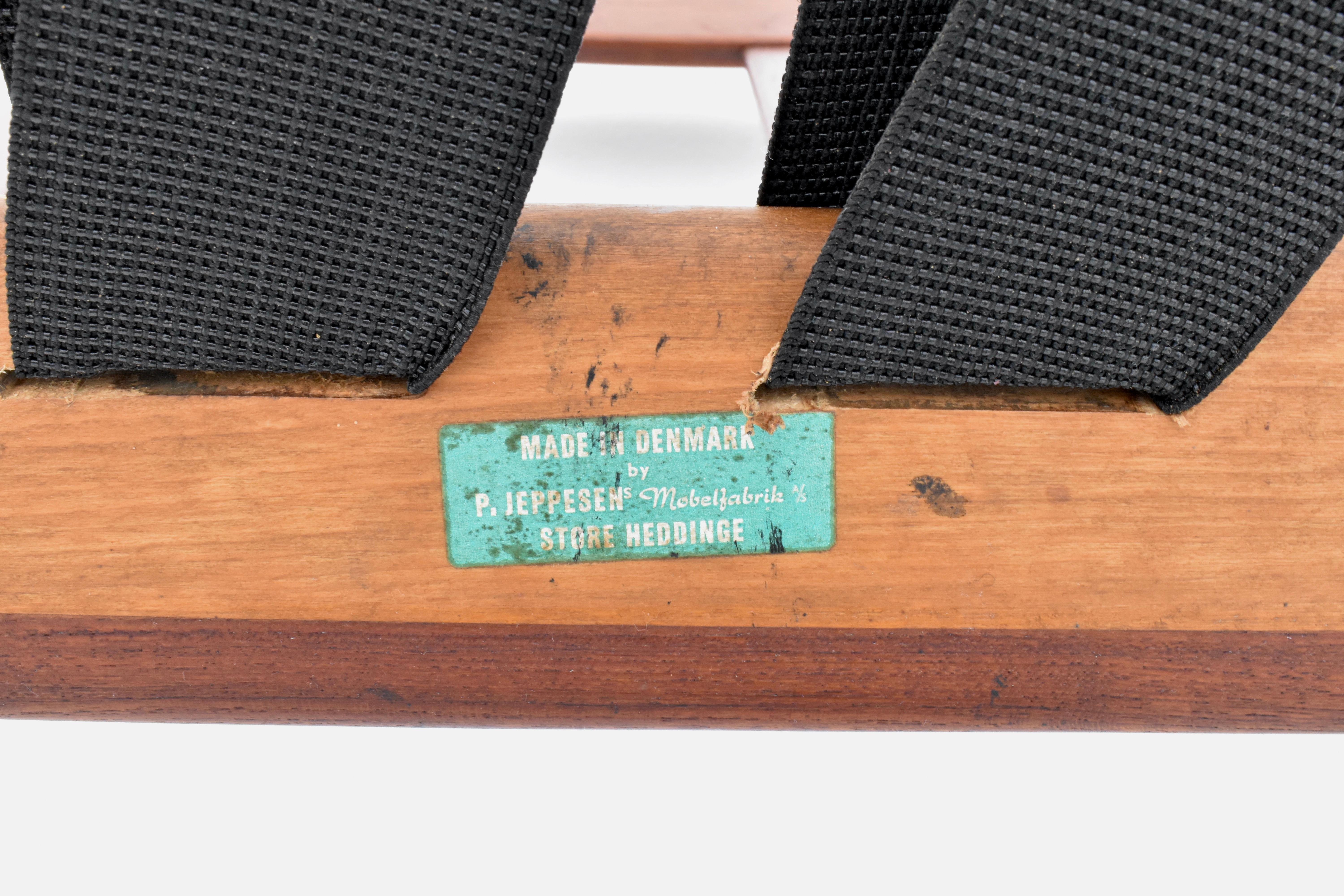 Dänischer Grete Jalk Modell PJ56 Teakholz-Loungesessel für Poul Jeppesen Mobelfabrik, Dänemark im Angebot 14