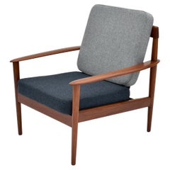 Danish Grete Jalk Model PJ56 Teak Lounge Chair For Poul Jeppesen Mobelfabrik
