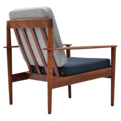 Danish Grete Jalk Model PJ56 Teak Lounge Chair For Poul Jeppesen Mobelfabrik