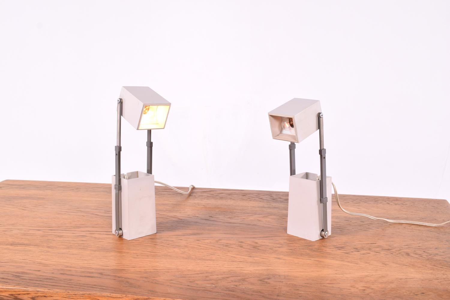 Danish Grey LamPetit Table Lamp by Verner Panton for Louis Poulsen, 1950s 5