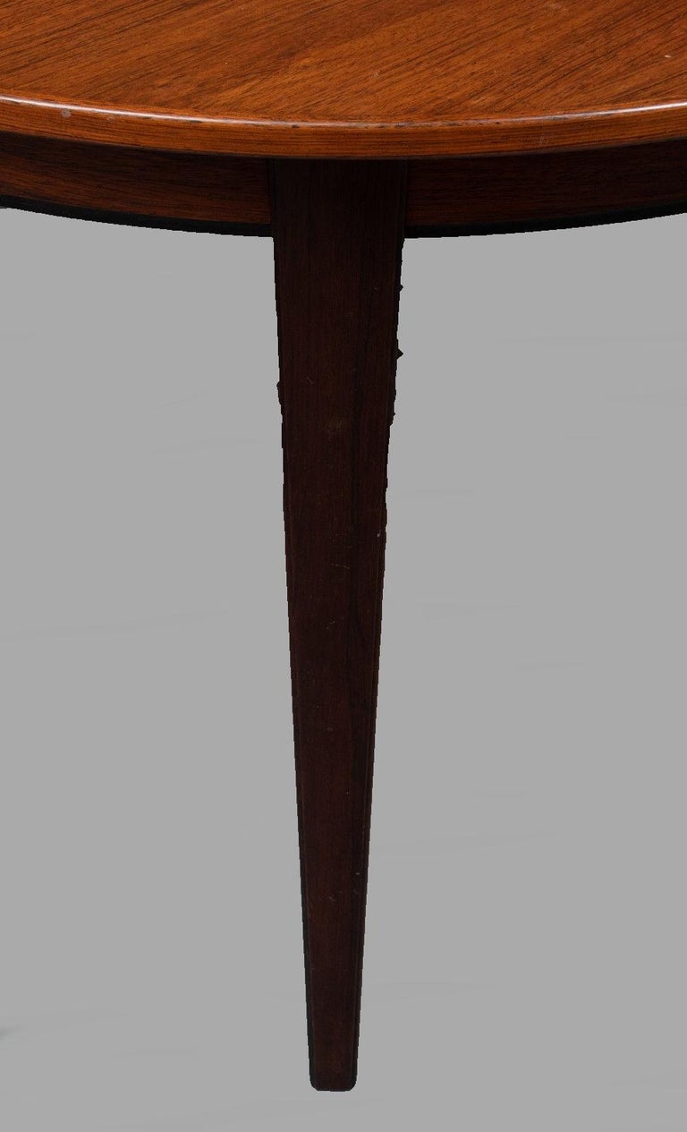 Mid-20th Century Danish Omann Jun Three Extension Dining Table in Rosewood  For Sale