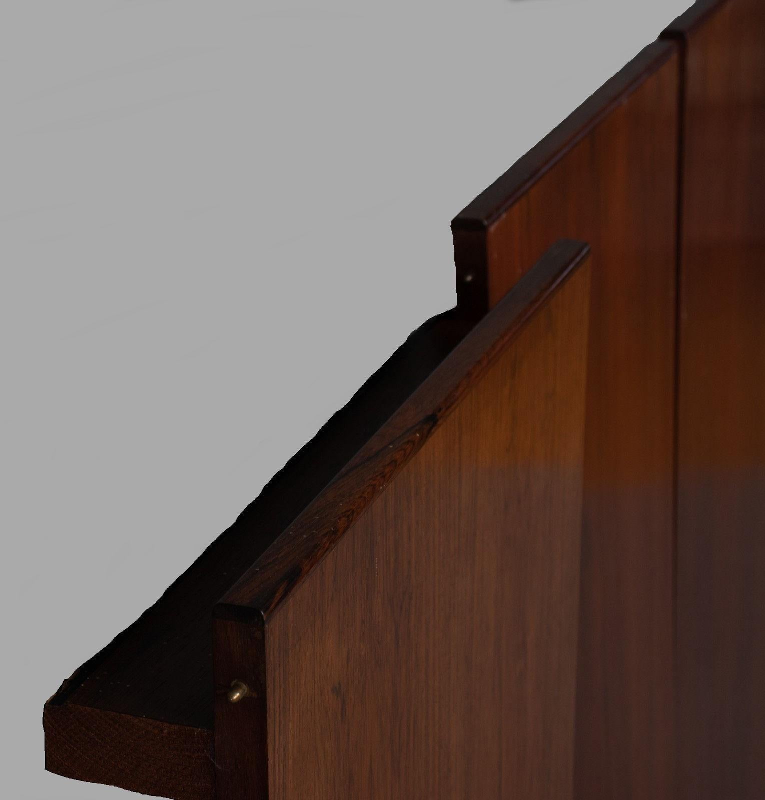 Mid-20th Century Danish Omann Jun Three Extension Dining Table in Rosewood