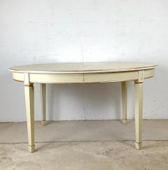 Danish Gustavian Revival Oval Dining Table, Lysberg, Hansen & Therp