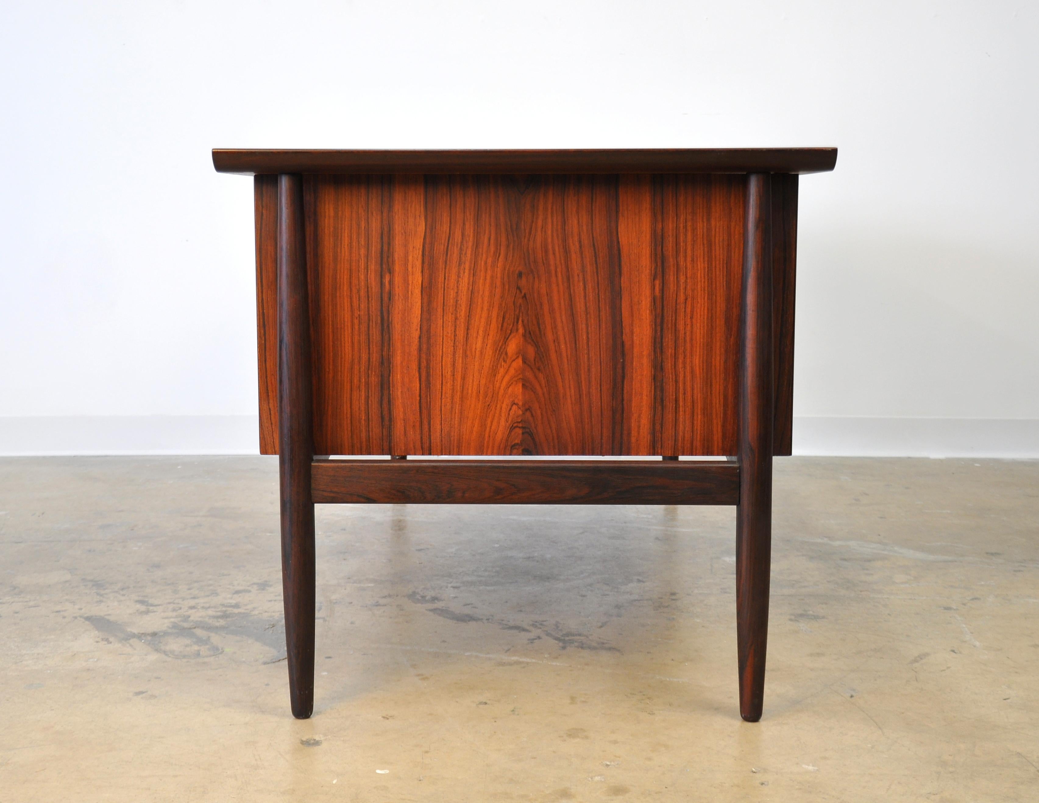 Mid-Century Modern H. P. Hansen Rosewood Desk