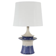 Lampe de table sculpturale danoise HAK Kähler en violet par Carl Cunningham Cole 1960s