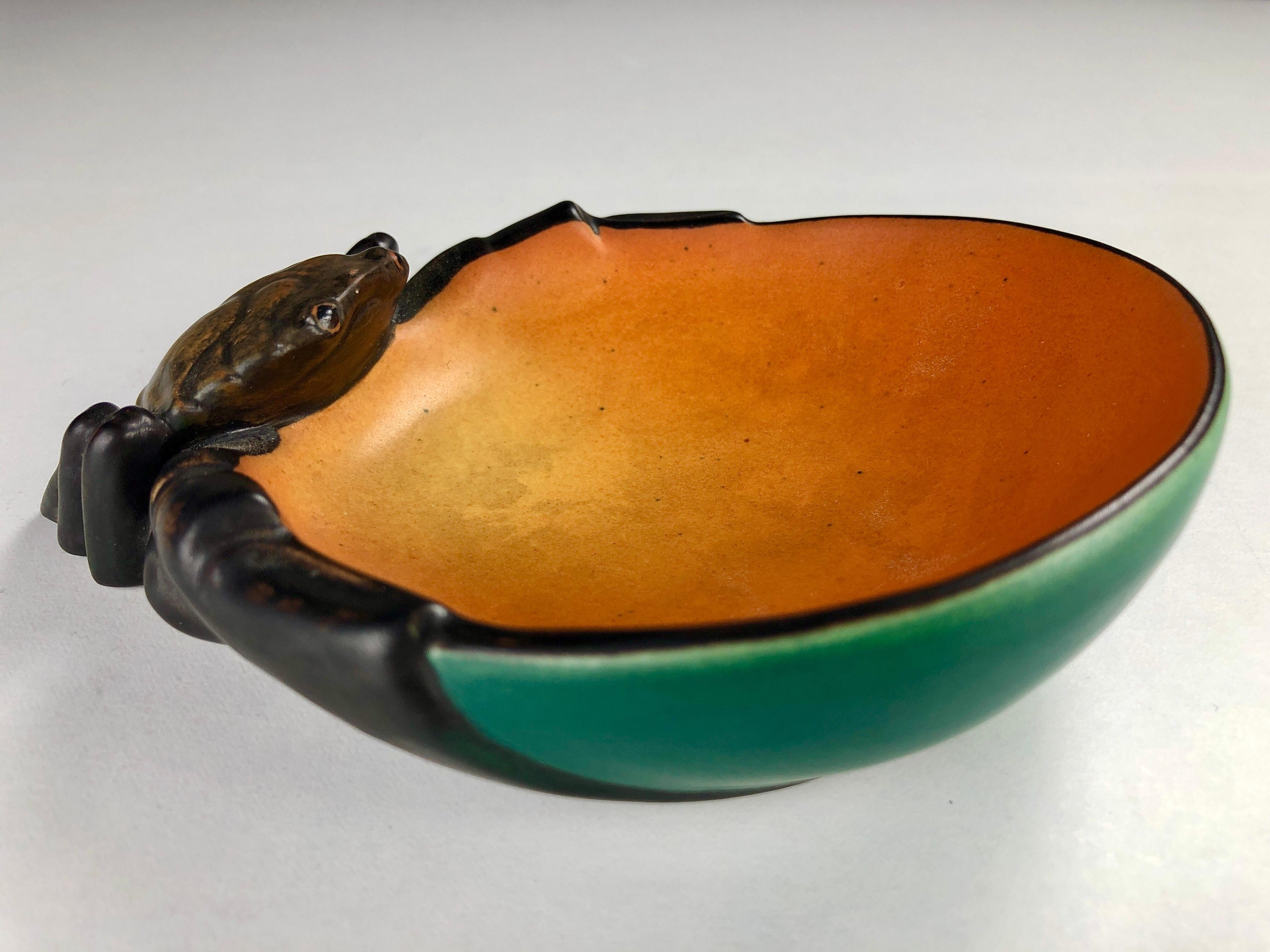 Danish Hand-Crafted Art Nouveau Ash Tray / Bowl by Georg Jensen for Ipsens Enke For Sale 4